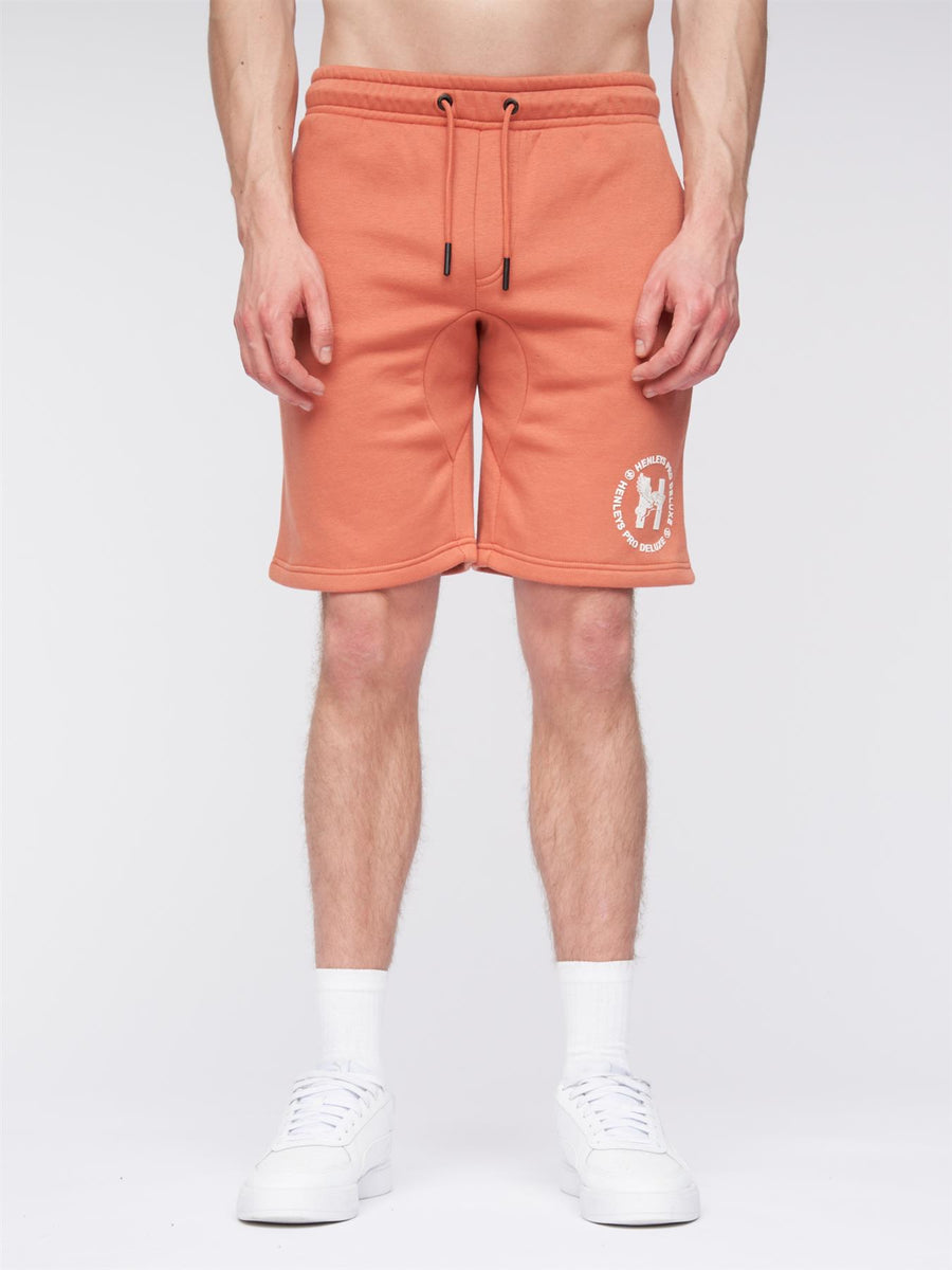 Mens Metafone Jog Shorts Brick Red