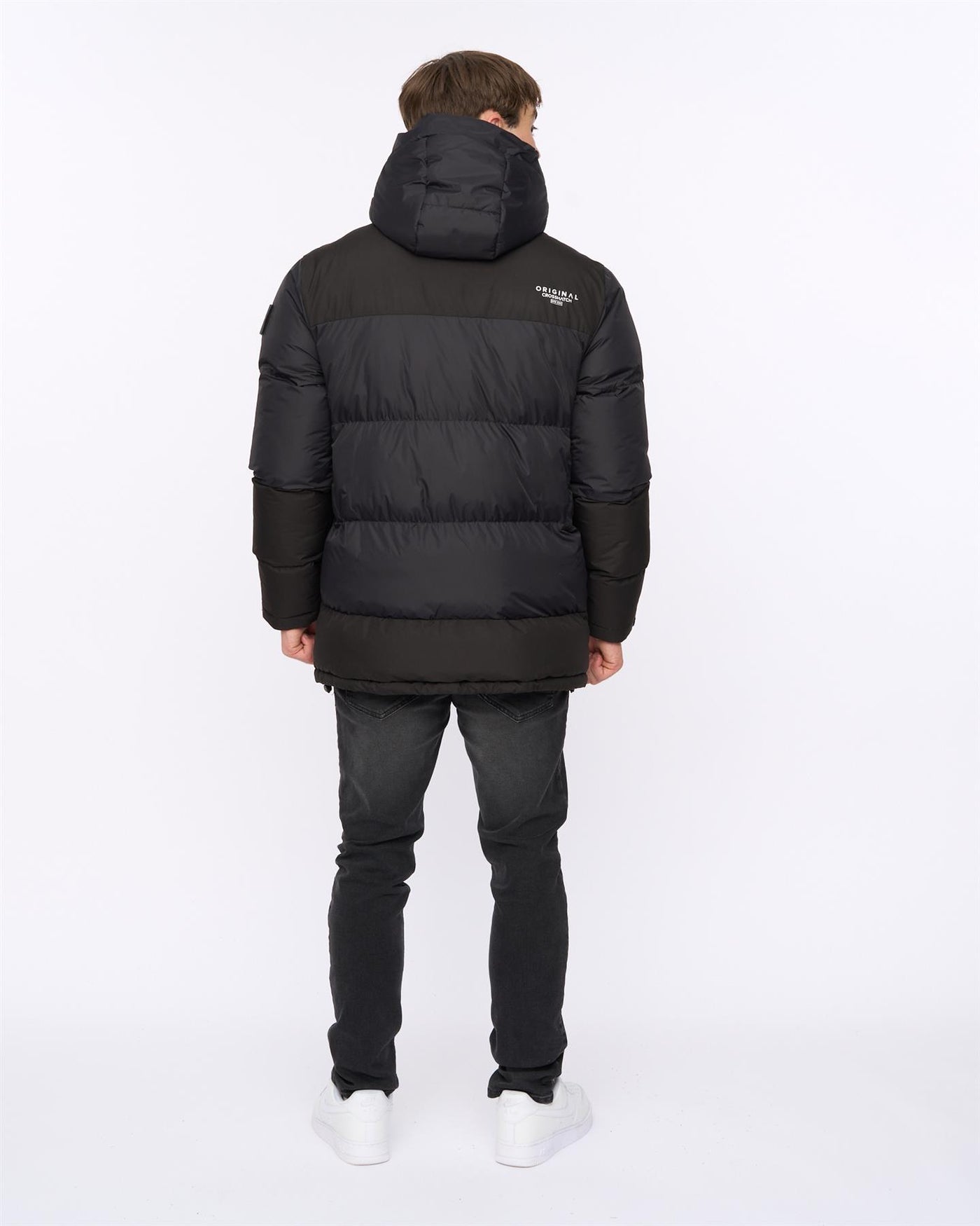Mens Squadage Panel Jacket Black