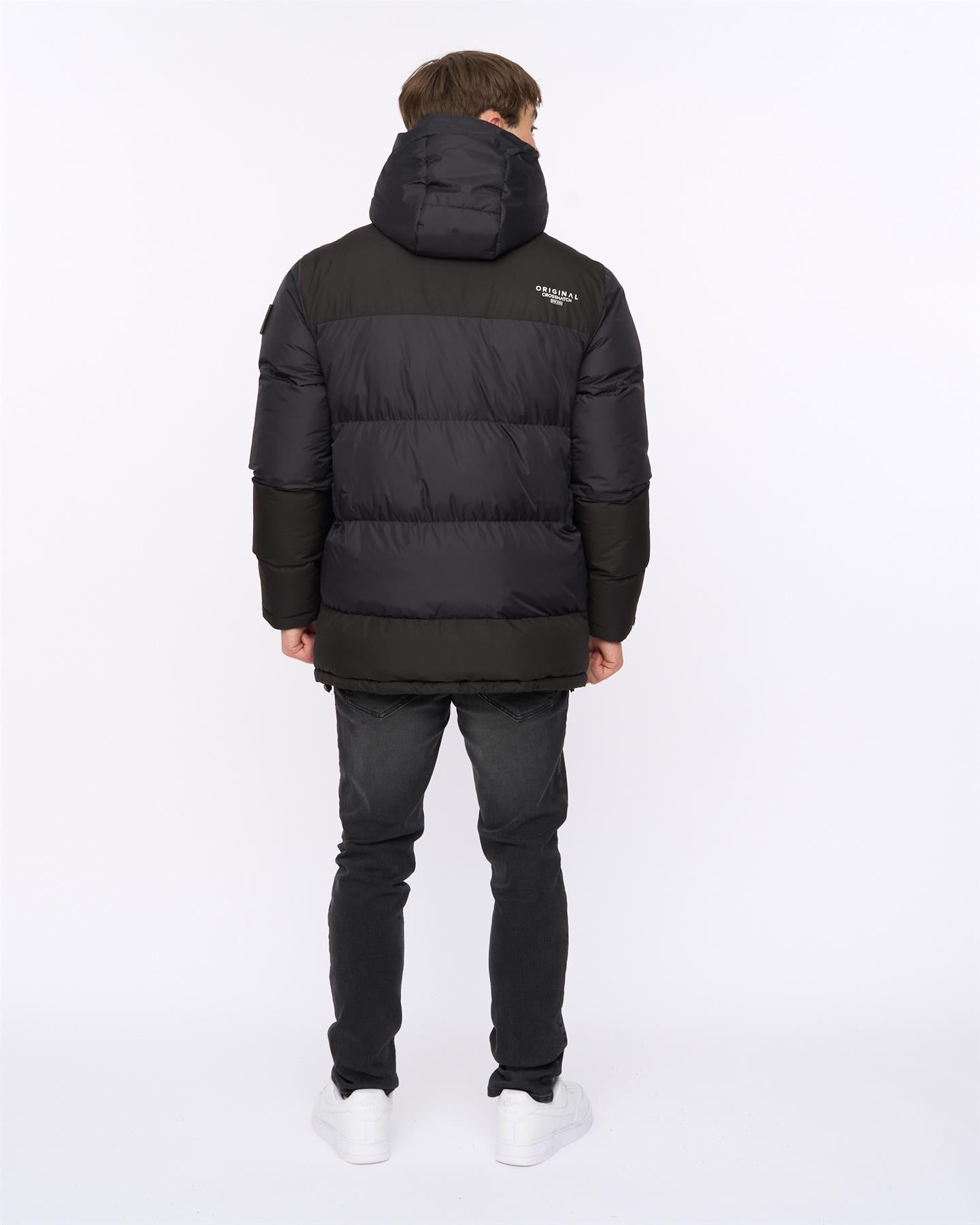 Mens Squadage Panel Jacket Black