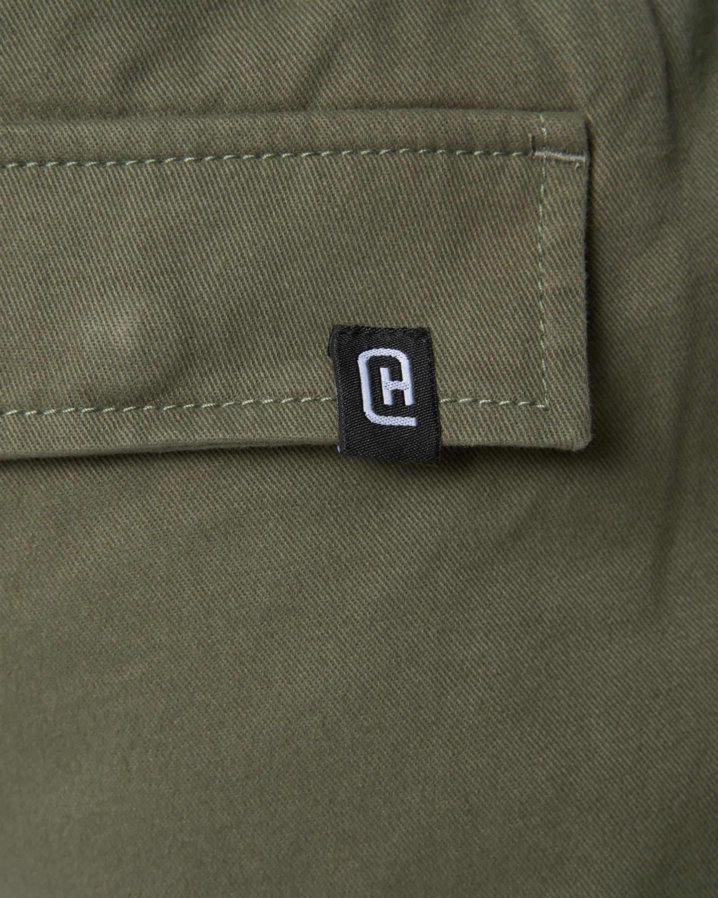 Mens Utilate Elastic Waist Cargo Shorts Thyme