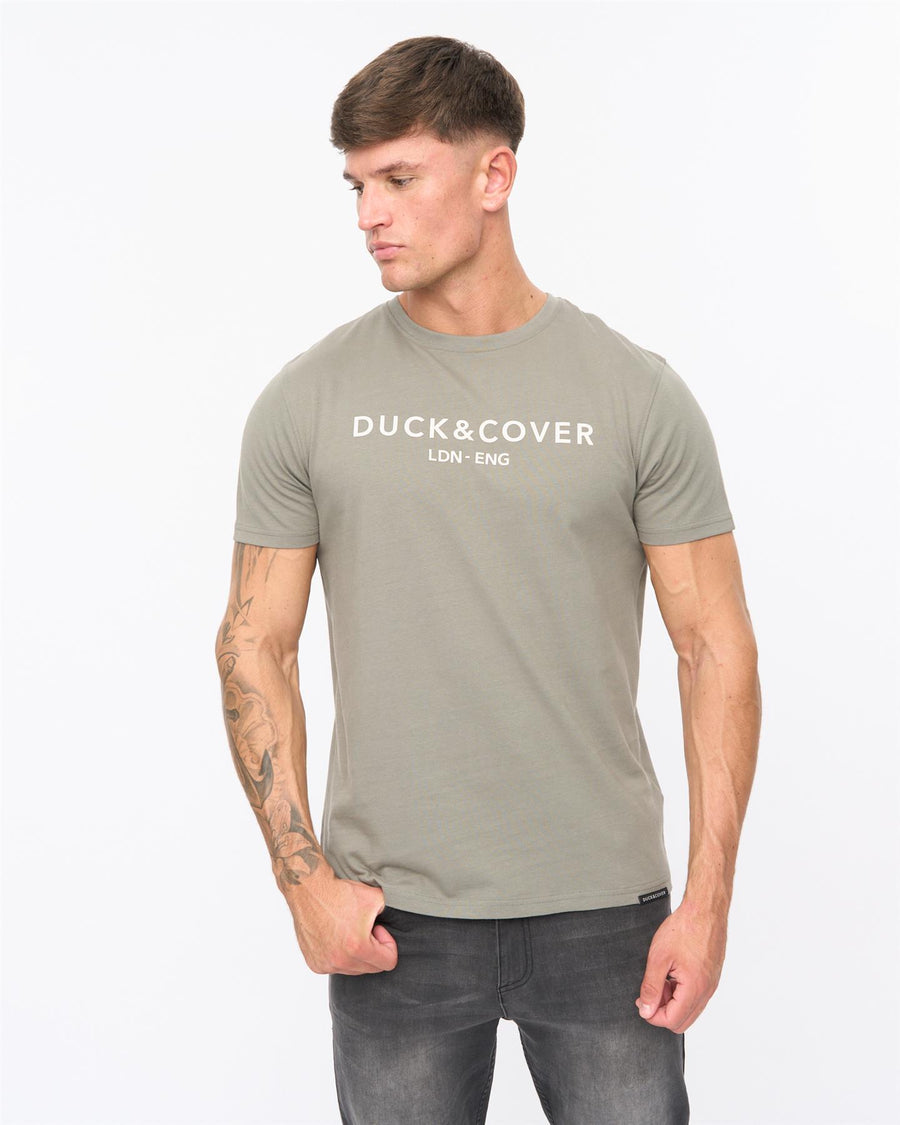 Mens Chamata T-Shirt Green Slate