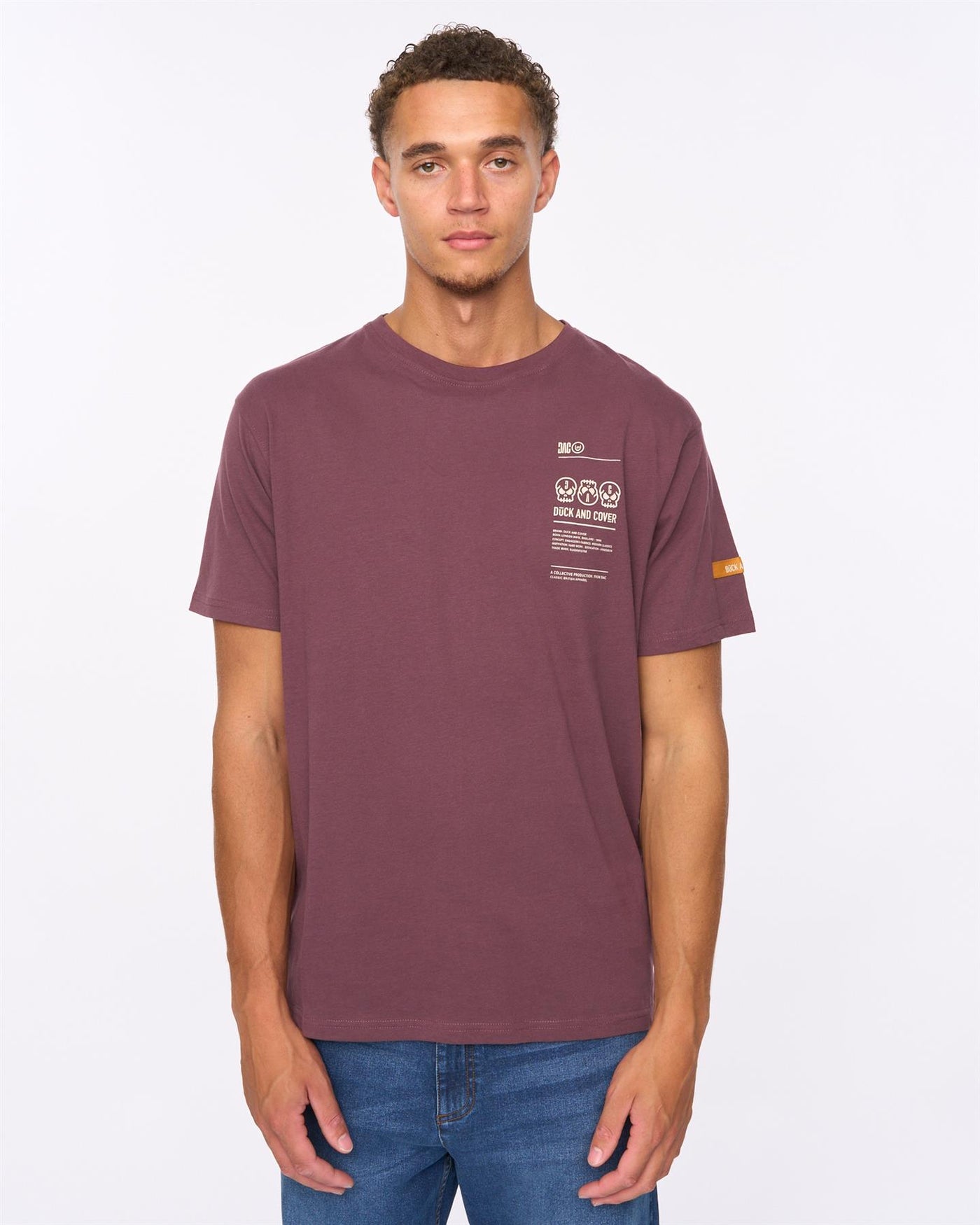 Mens Cramptone T-Shirt Raisin