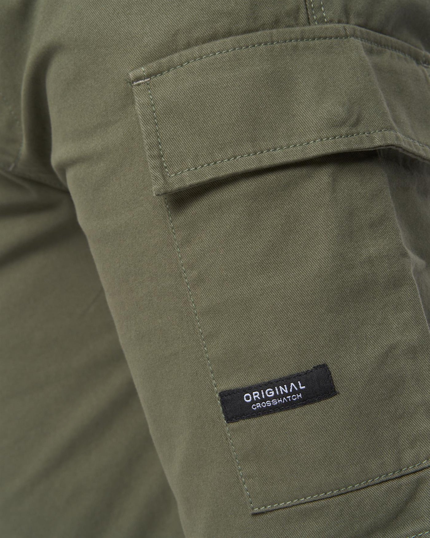 Mens Utilate Elastic Waist Cargo Shorts Thyme