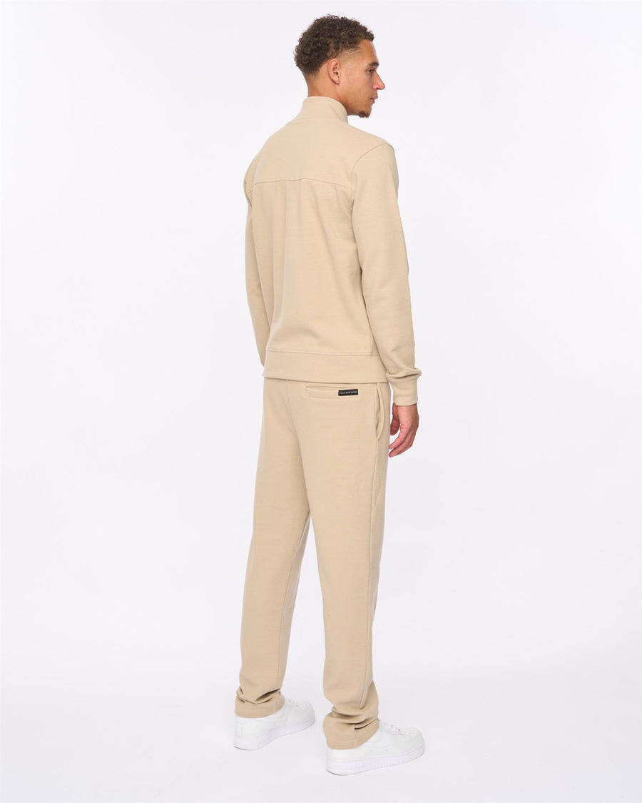 Mens Tames Zip Thru Sweat & Joggers Set Stone