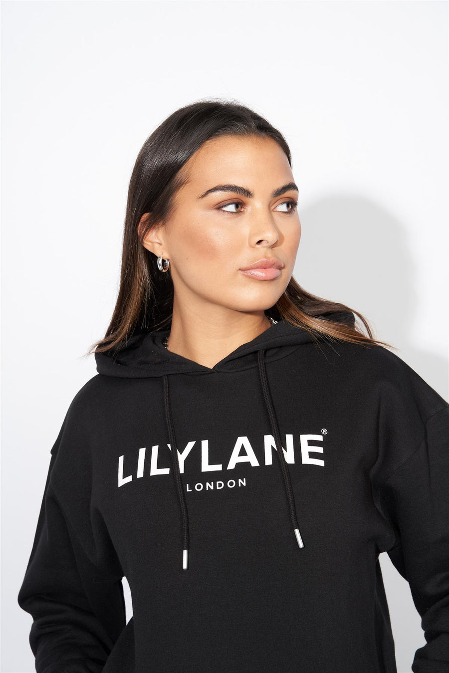 Ladies Lily Lane Ximena Hoodie Black