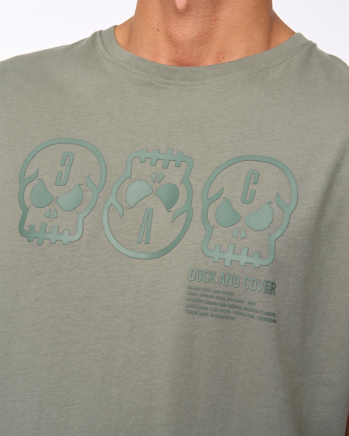 Mens Deltamans T-Shirt Dark Olive