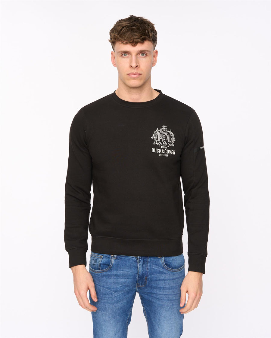 Mens Stoneham Crew Sweat Black