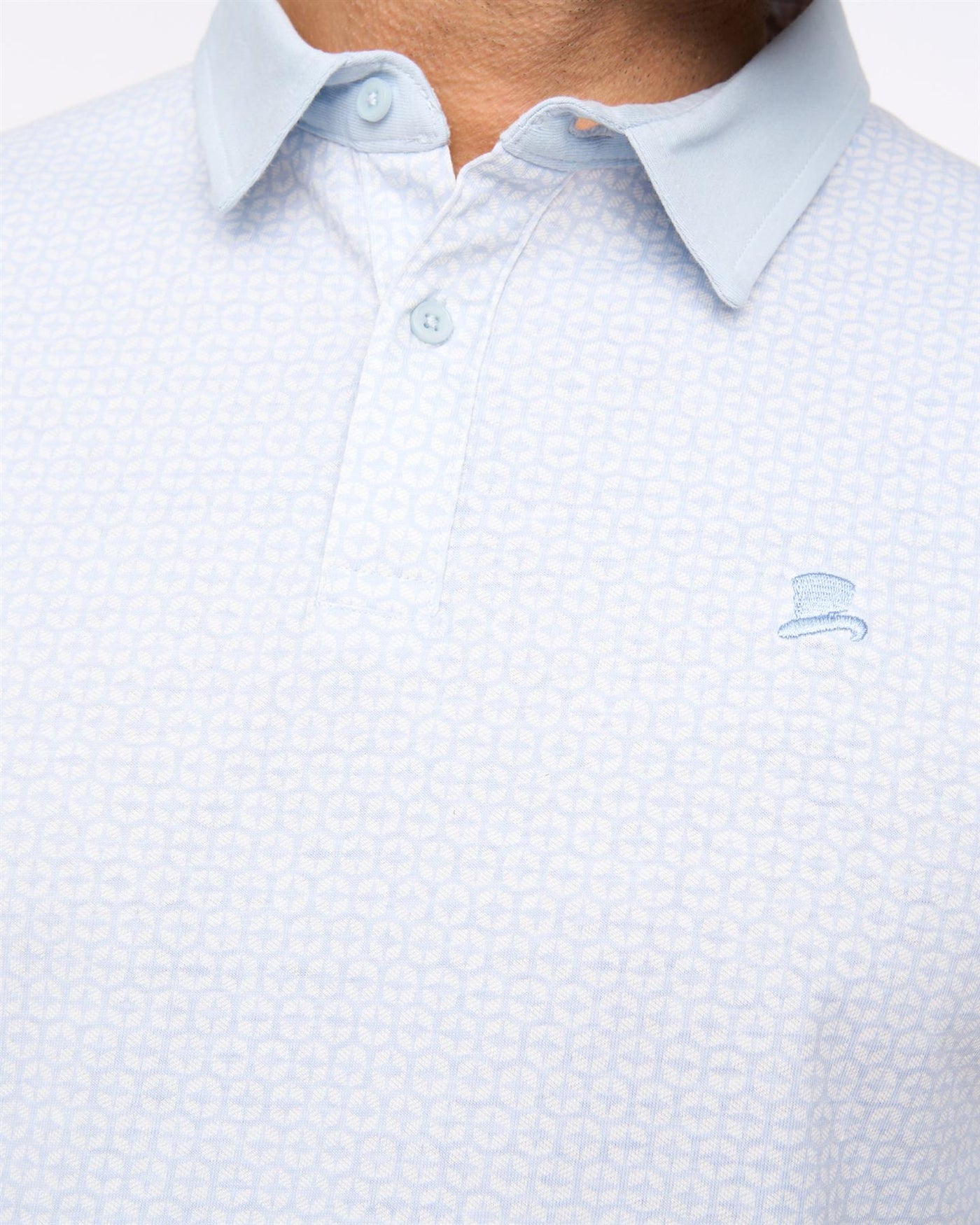 Mens Calvert Polo Light Blue