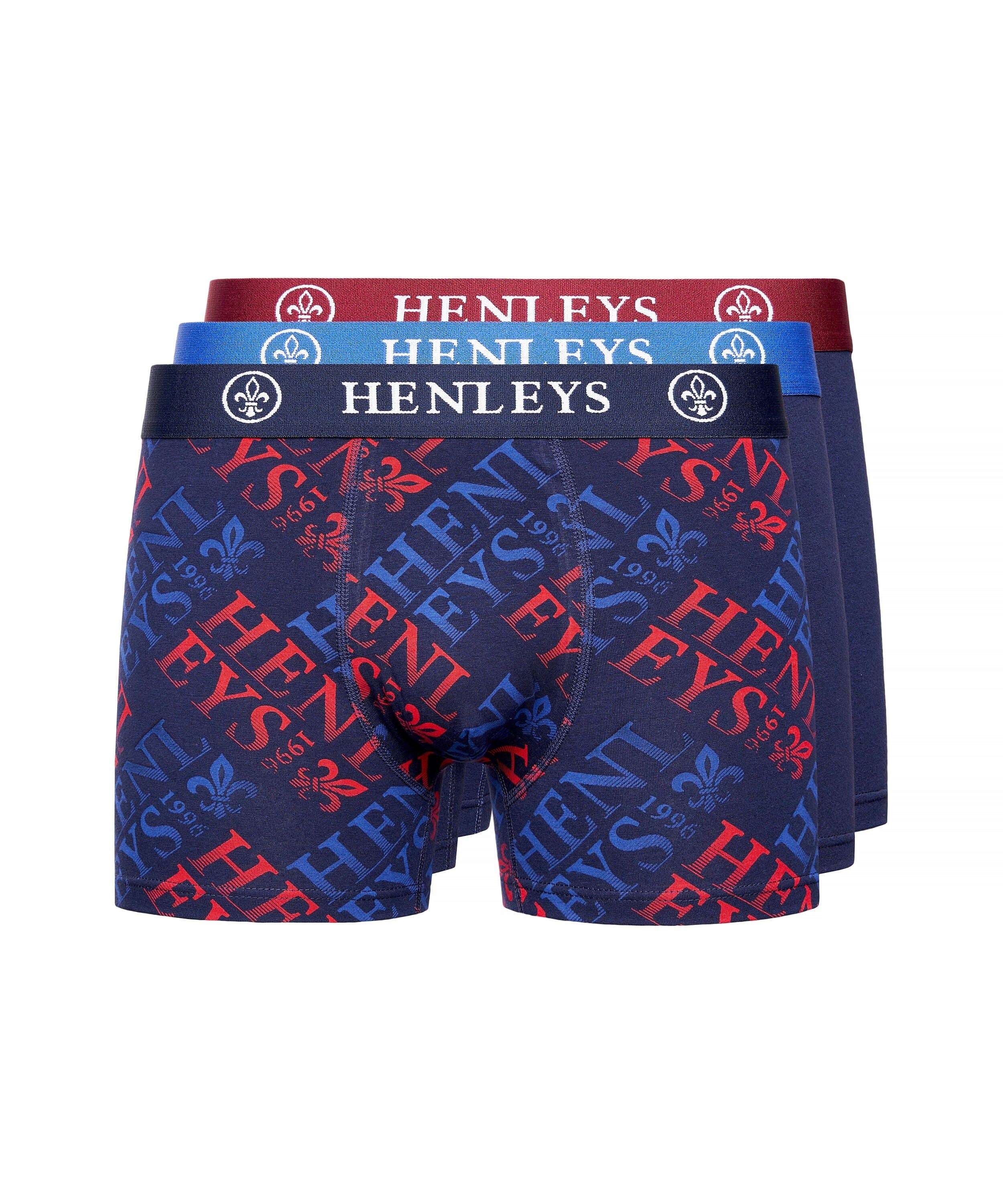 Mens Rutlers Boxers 3pk Assorted