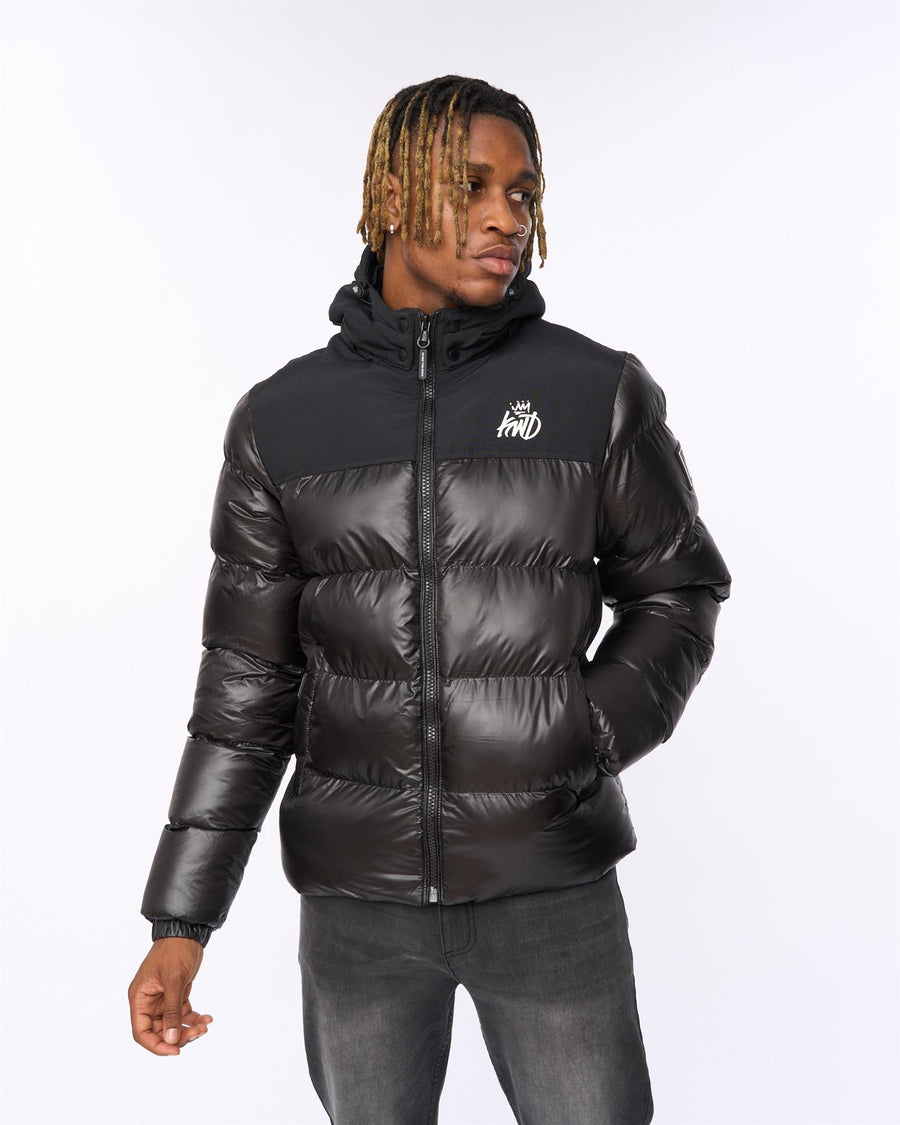 Mens Summs Puffer Jacket Black