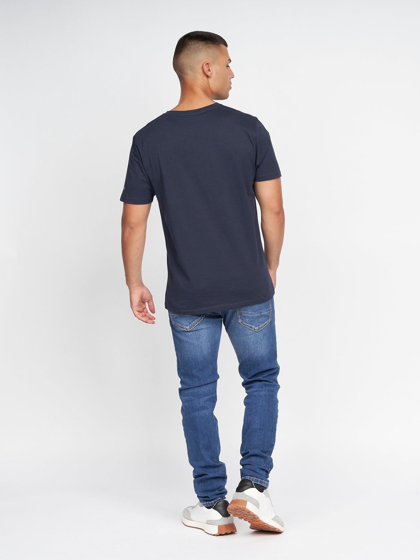 Cramtar T-Shirt 2pk Navy/Grey Marl