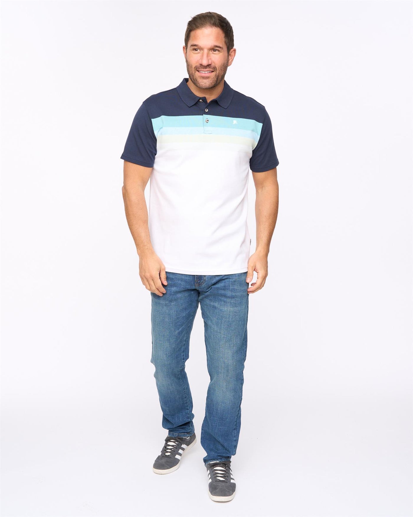 Mens Danson Polo Navy