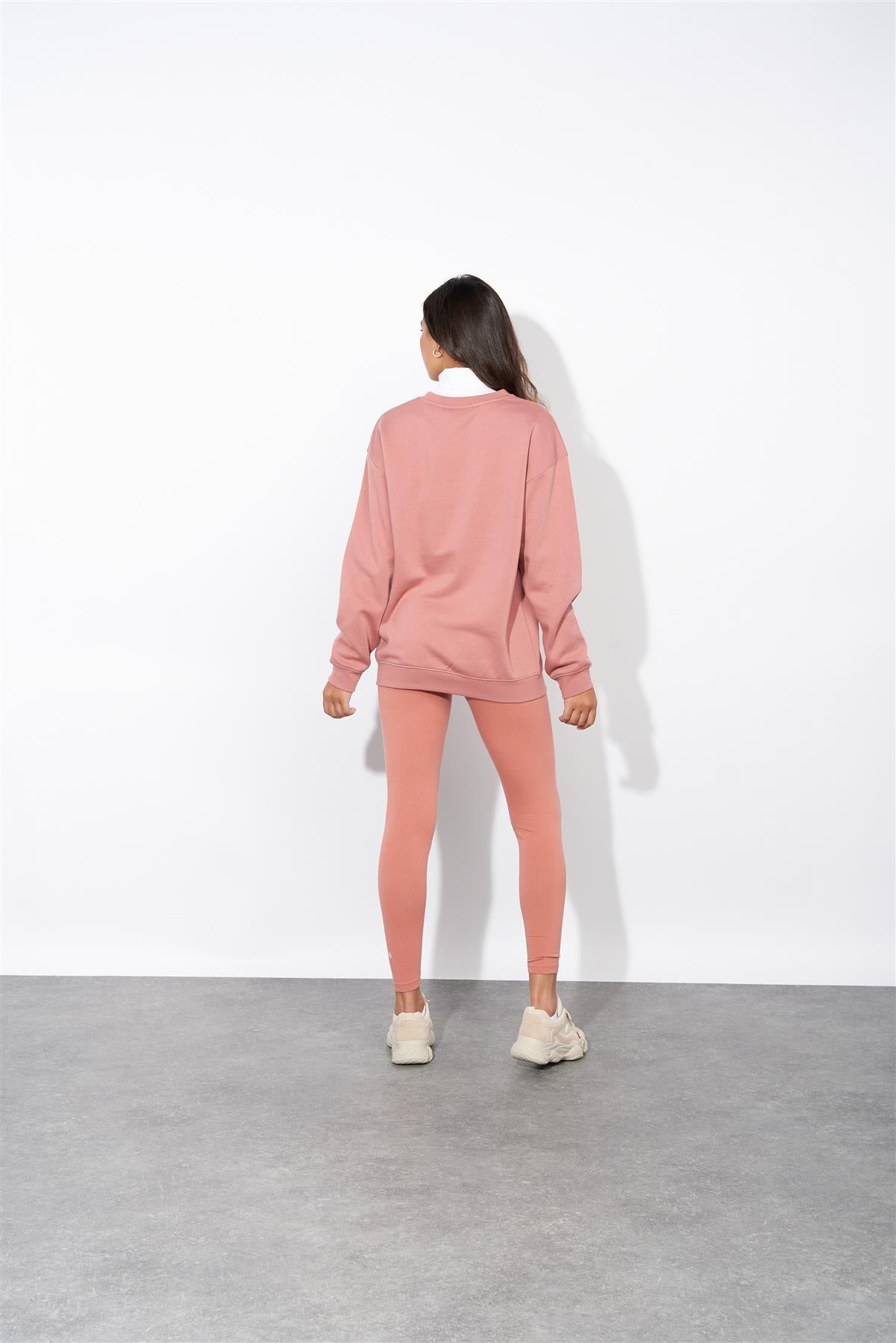 Ladies Lily Lane Valeria Crew Dark Pink