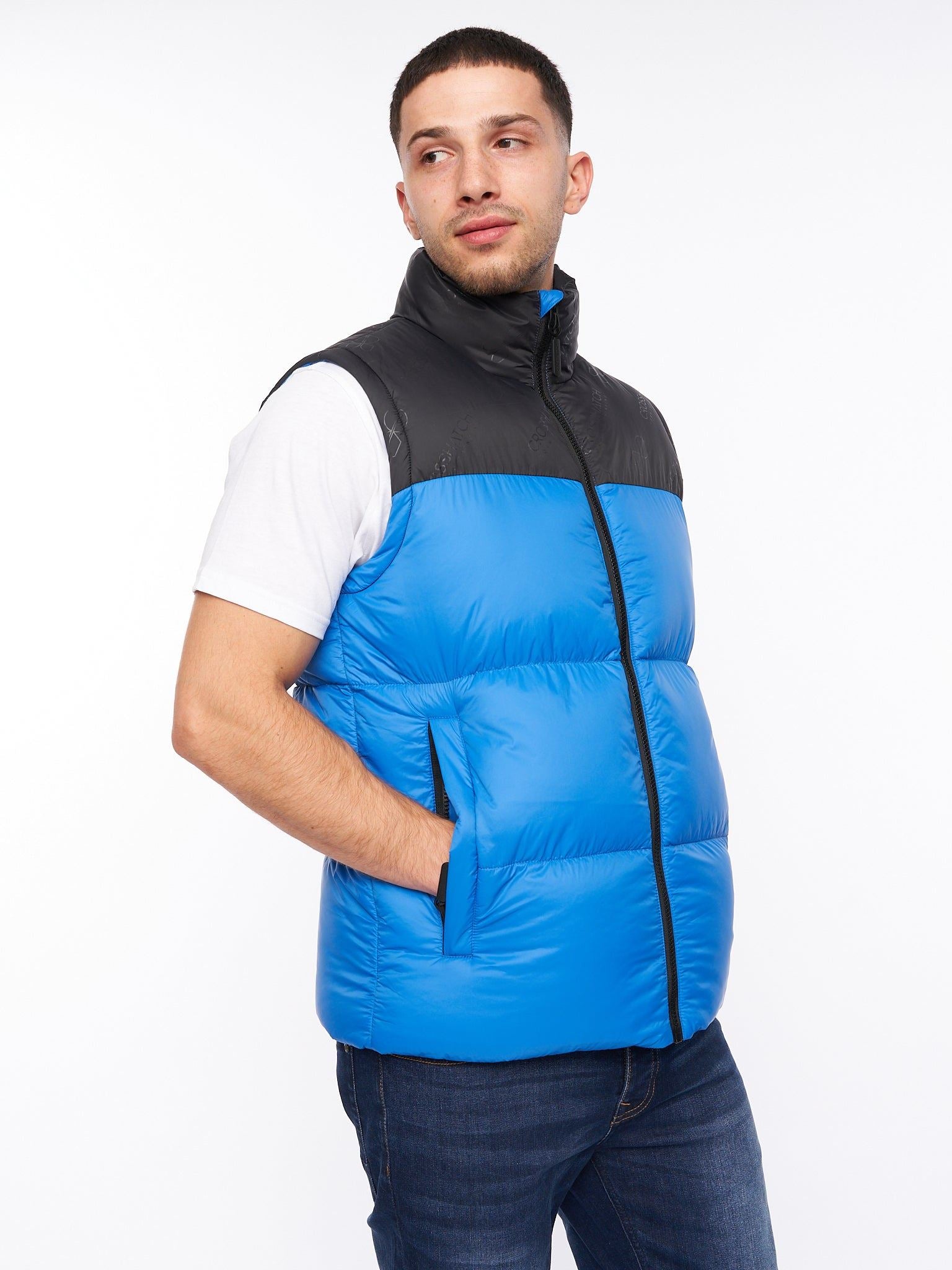 Mens Demerley Gilet Blue