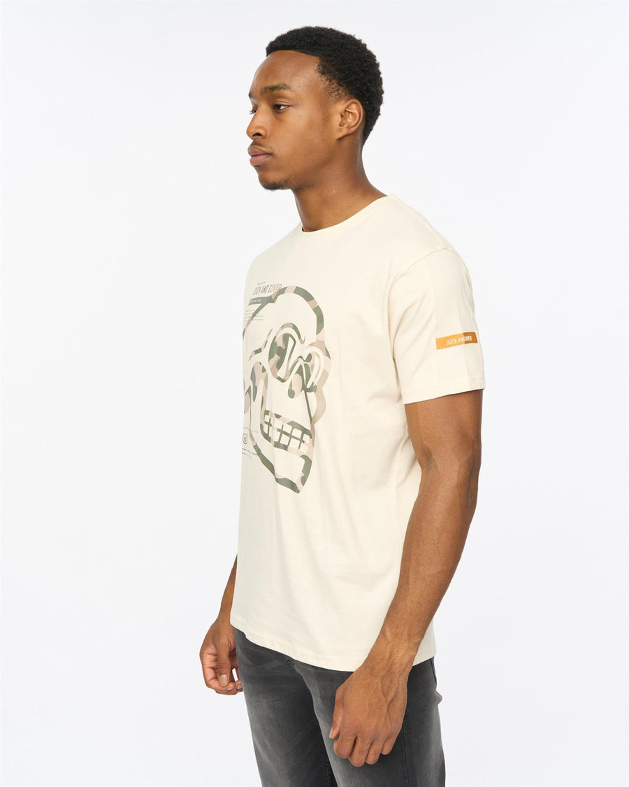 Mens Skullmatic T-Shirt Off White