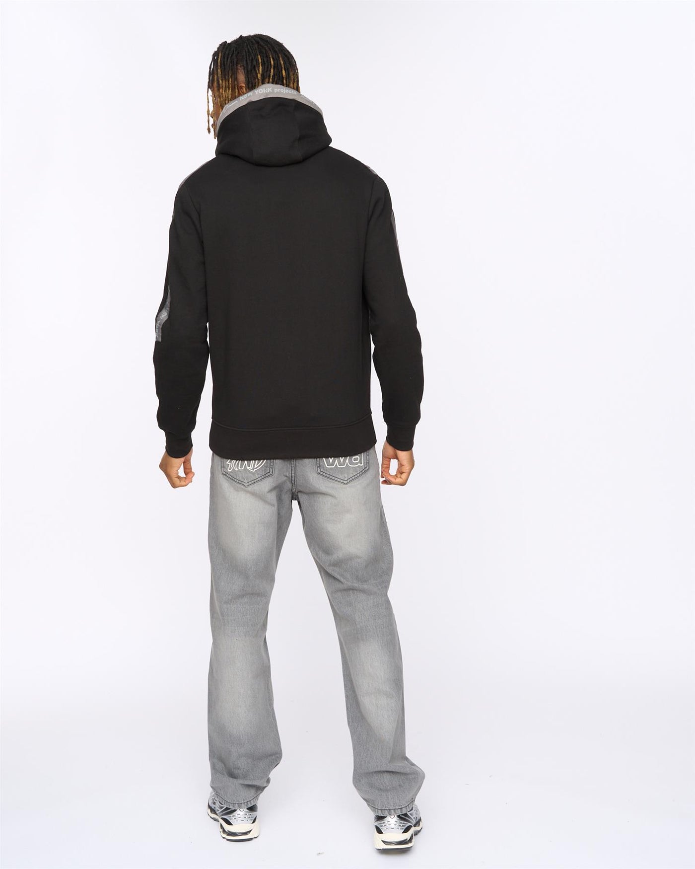 Mens Tapelny Hoodie Black