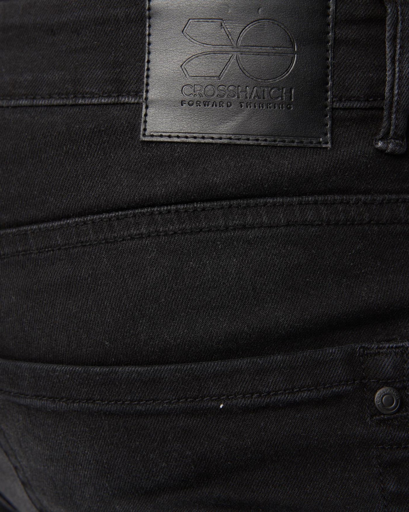 Mens Svelte Slim Fit Stretch Jeans Black Wash