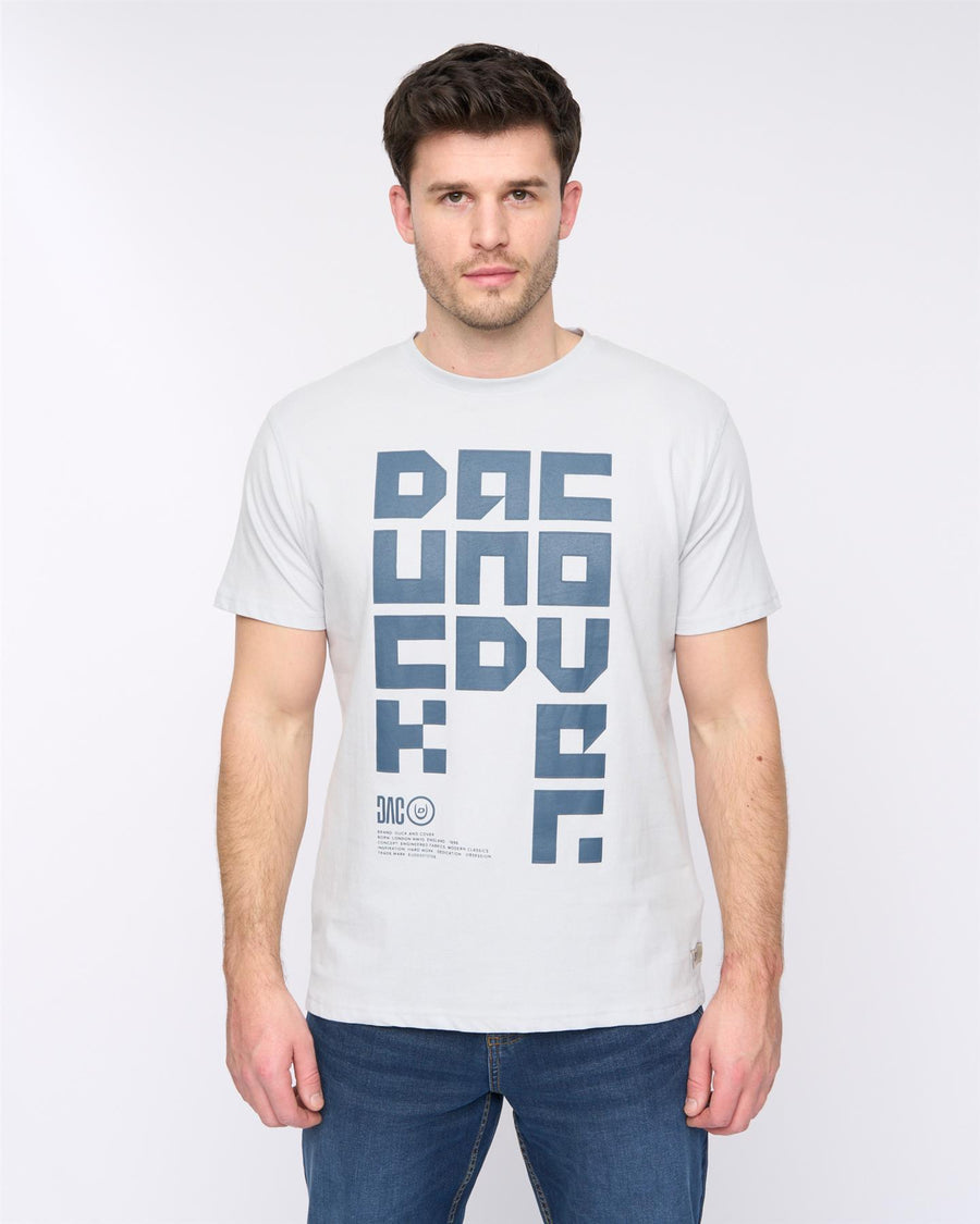 Mens Squarelarge T-Shirt Light Blue