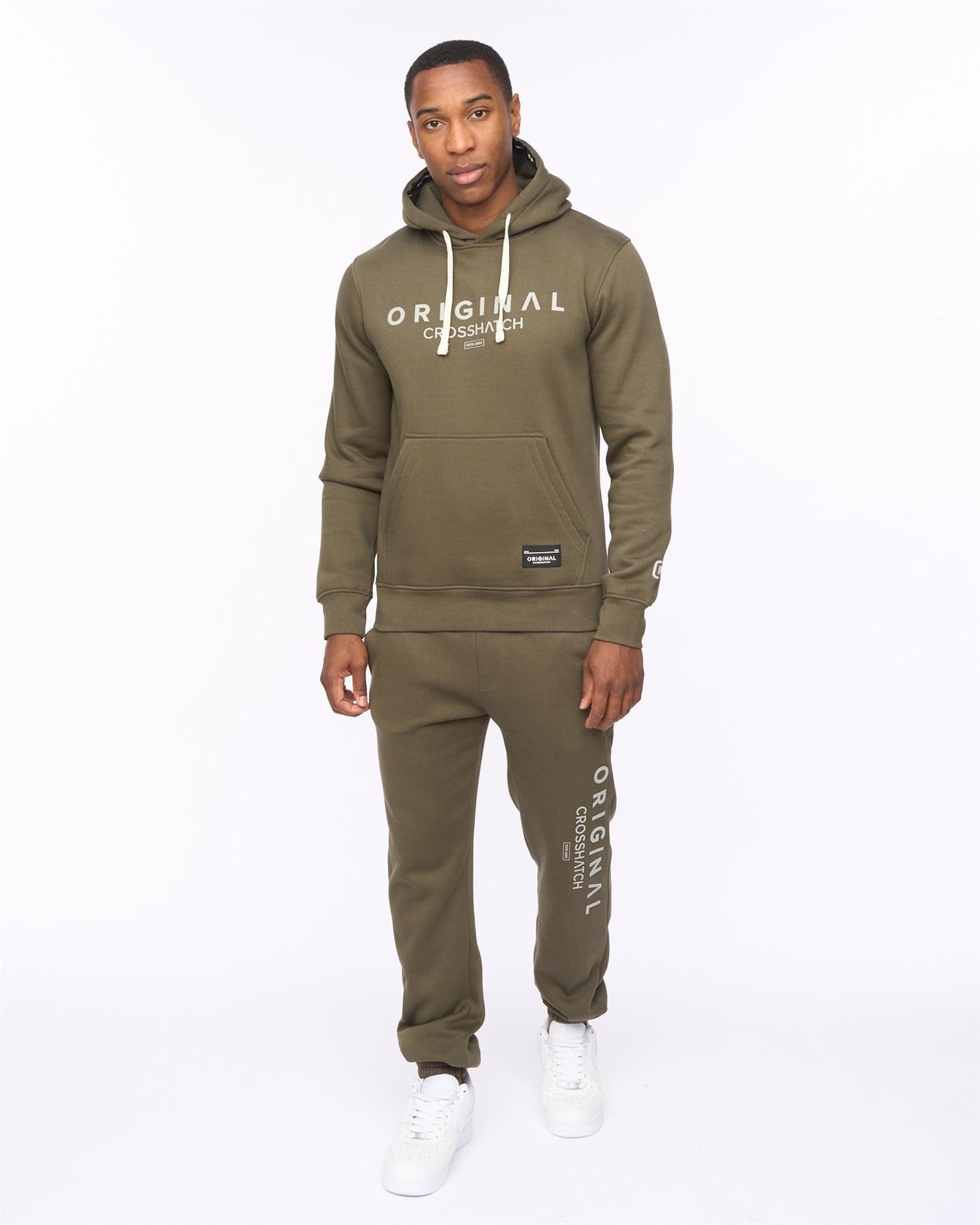Mens Jamals Hoodie Dark Olive