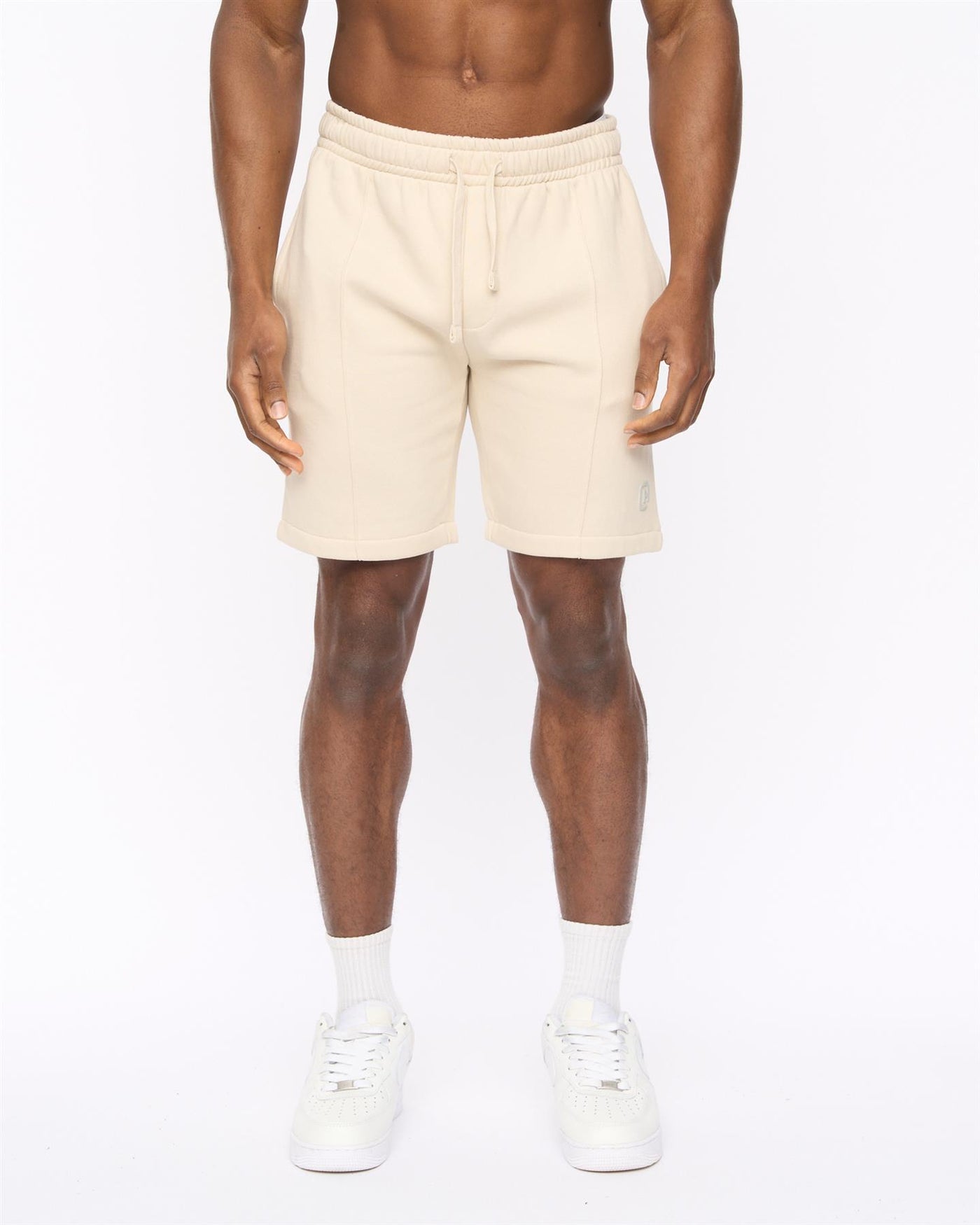 Mens Bardon Jog Shorts Light Stone