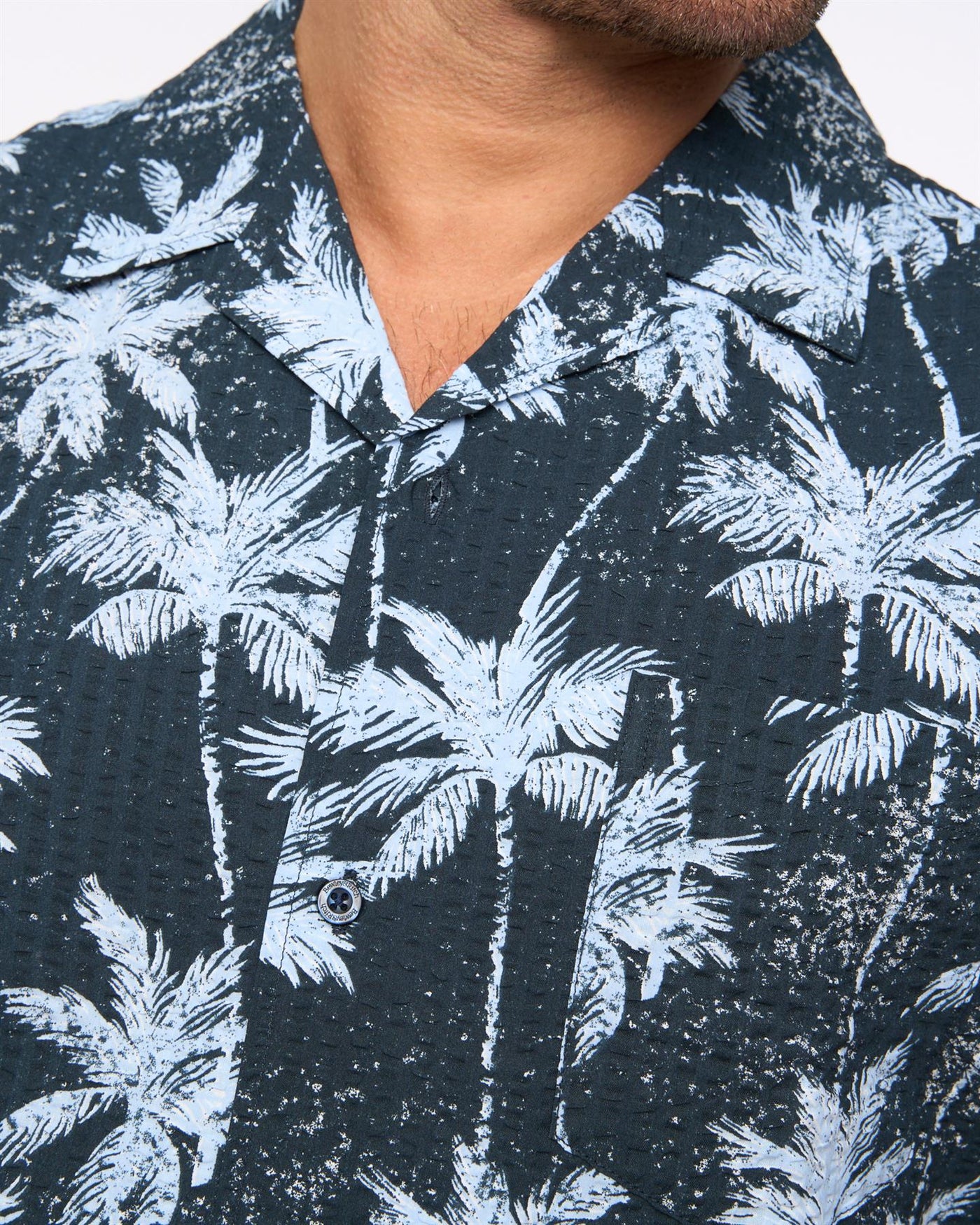 Mens Palmetto Short Sleeve Shirt Black