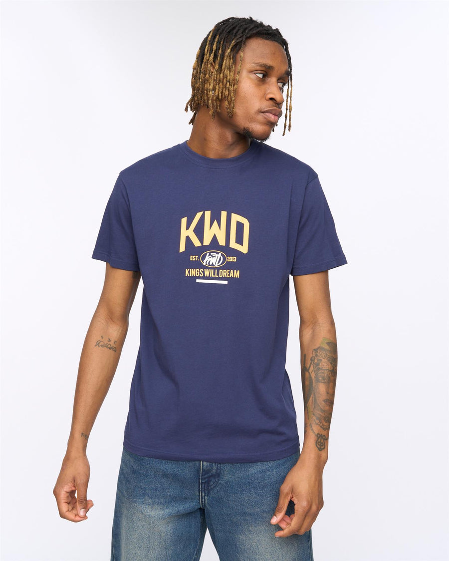 Mens Tattooed T-Shirt Navy