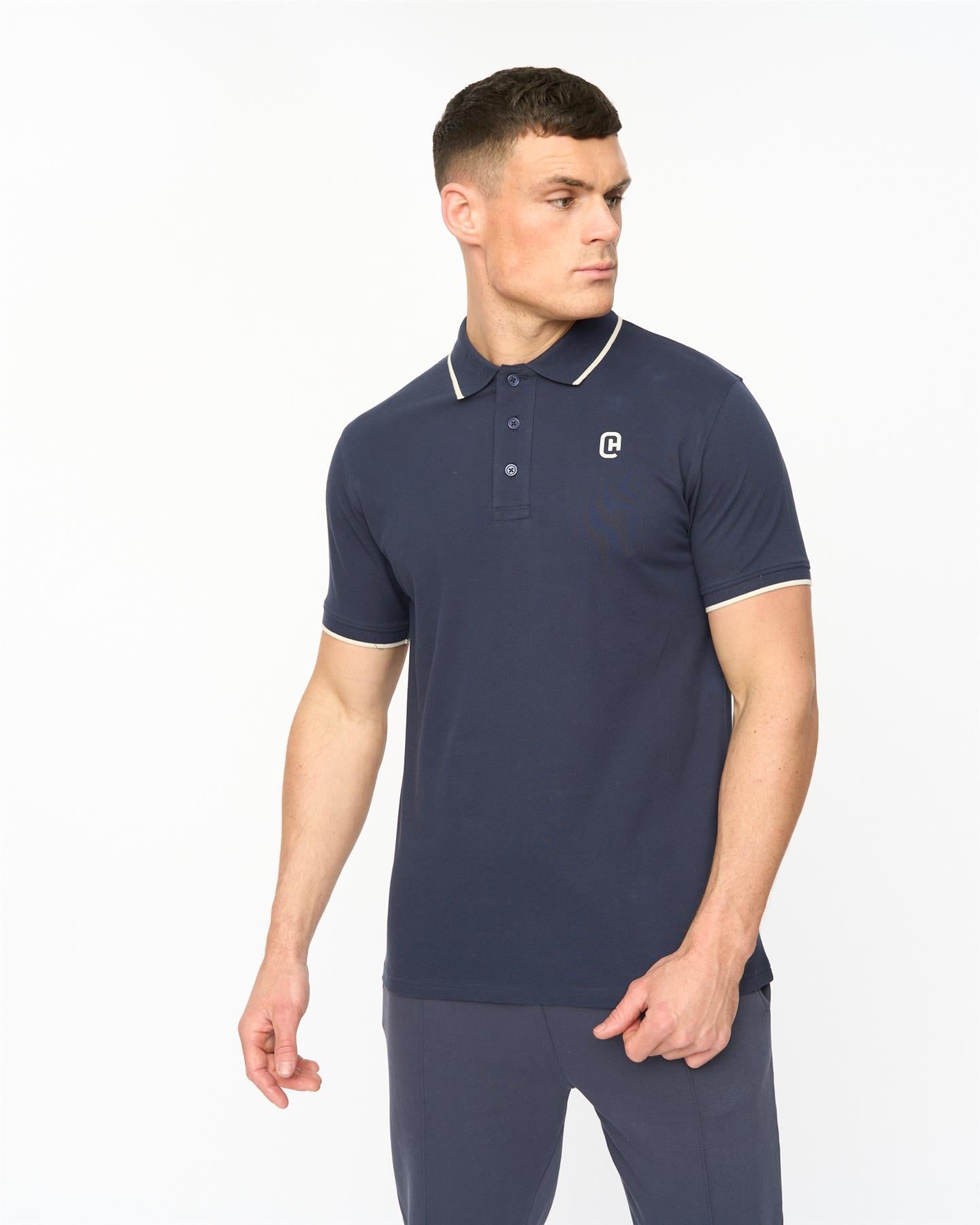 Mens Crufton Polo Navy
