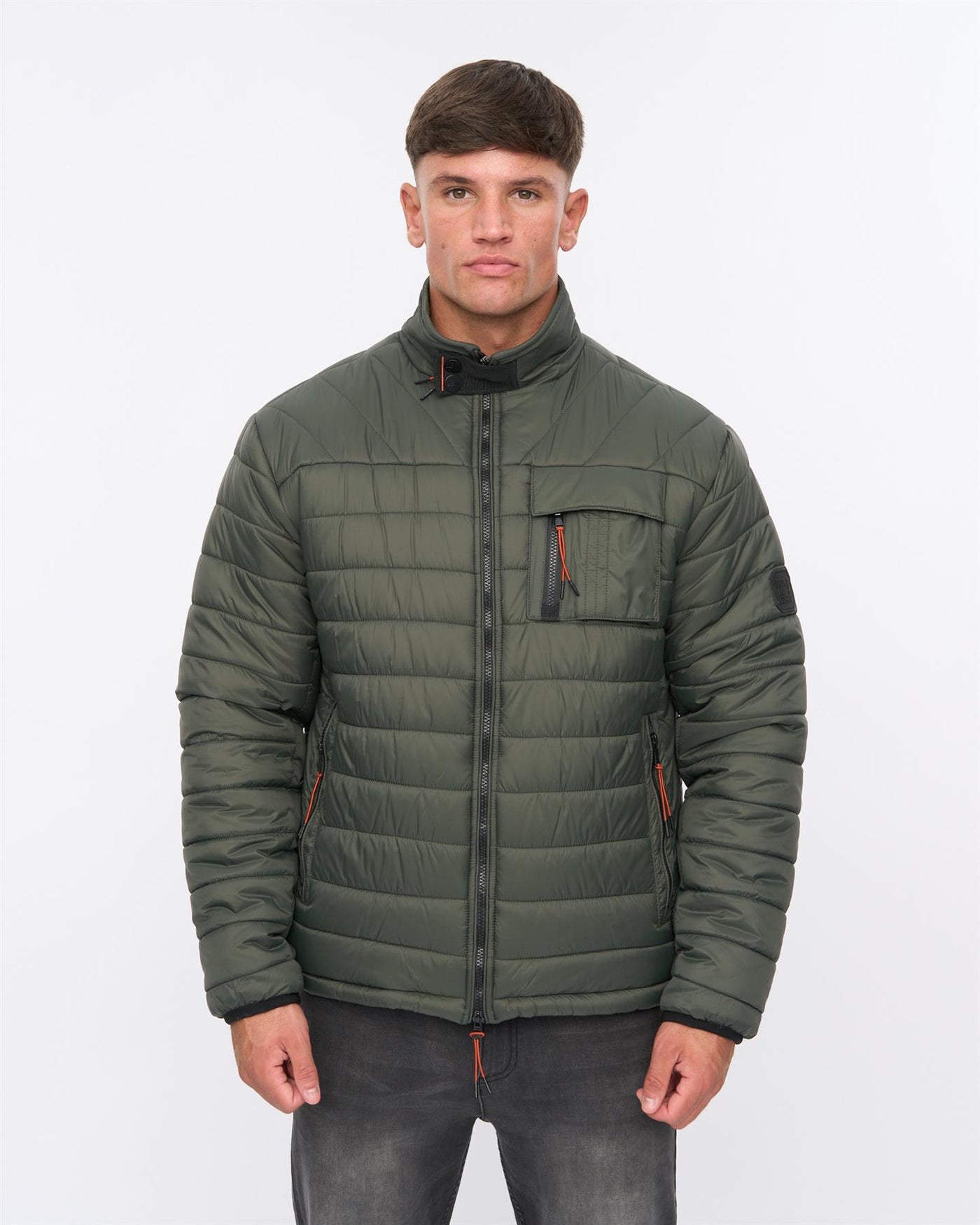 Mens Carricore Padded Jacket Dark Olive