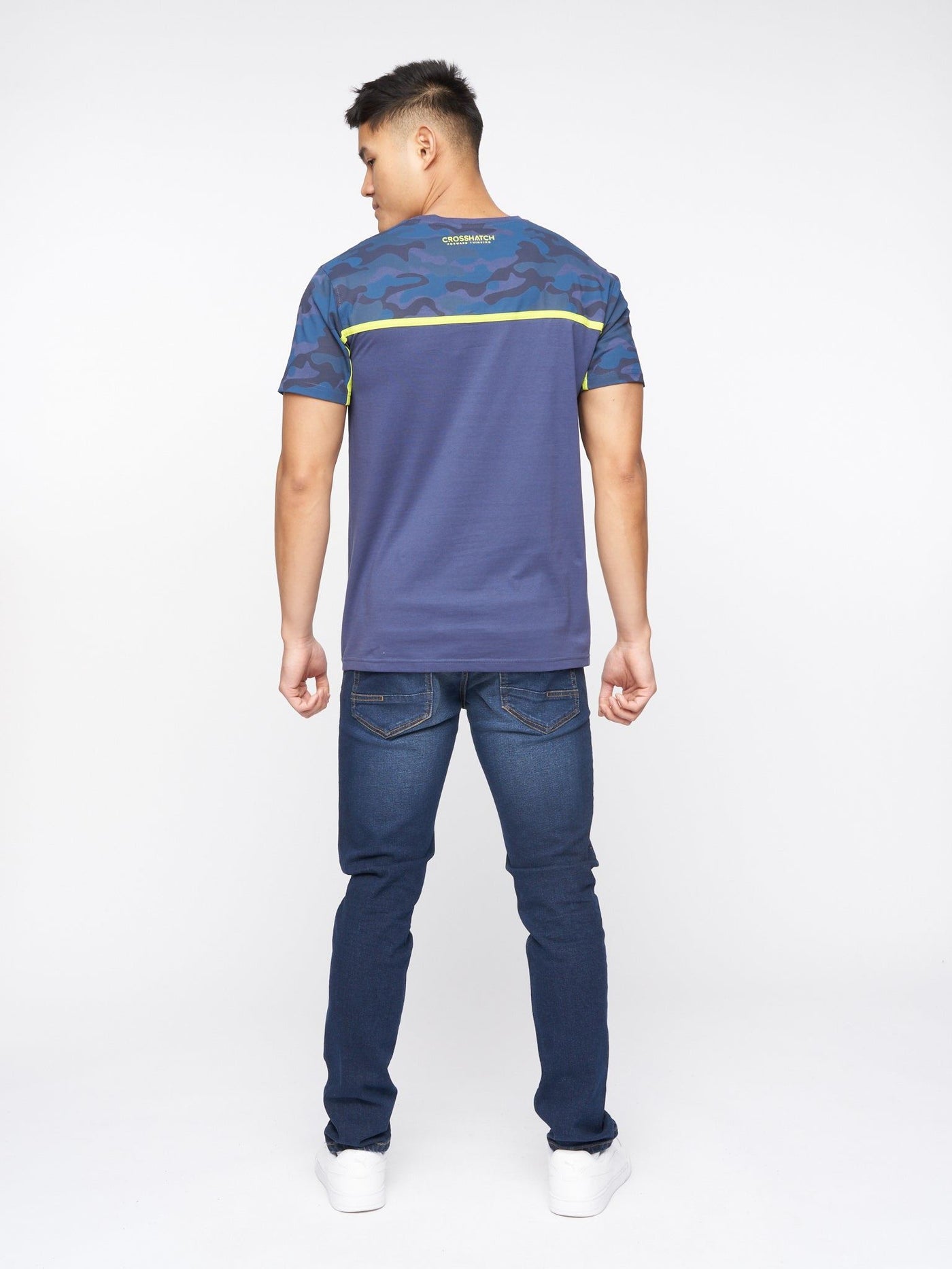 Brightling Camo T-Shirt Denim Blue