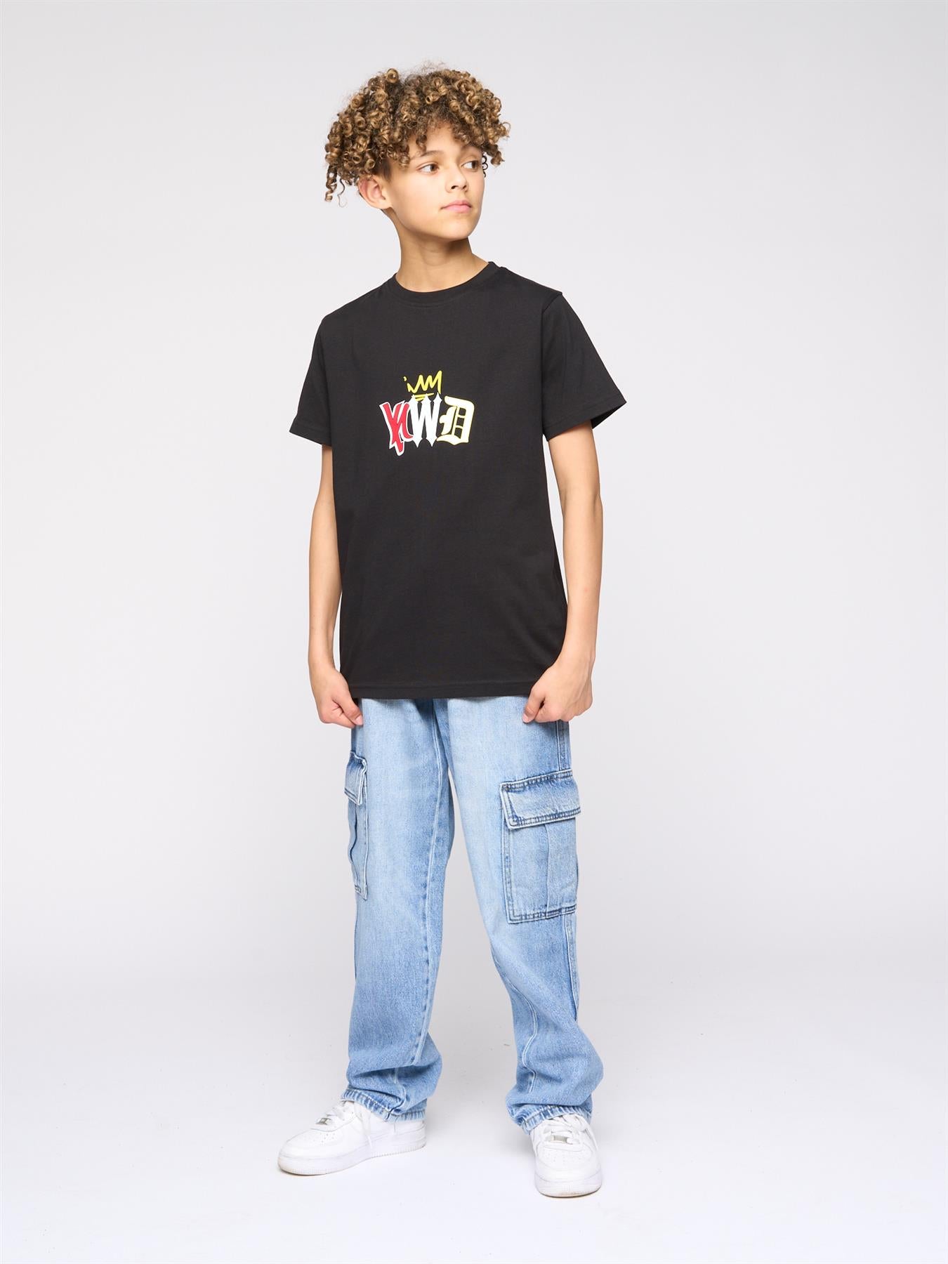 Kids Boys Ransom T-Shirt Black