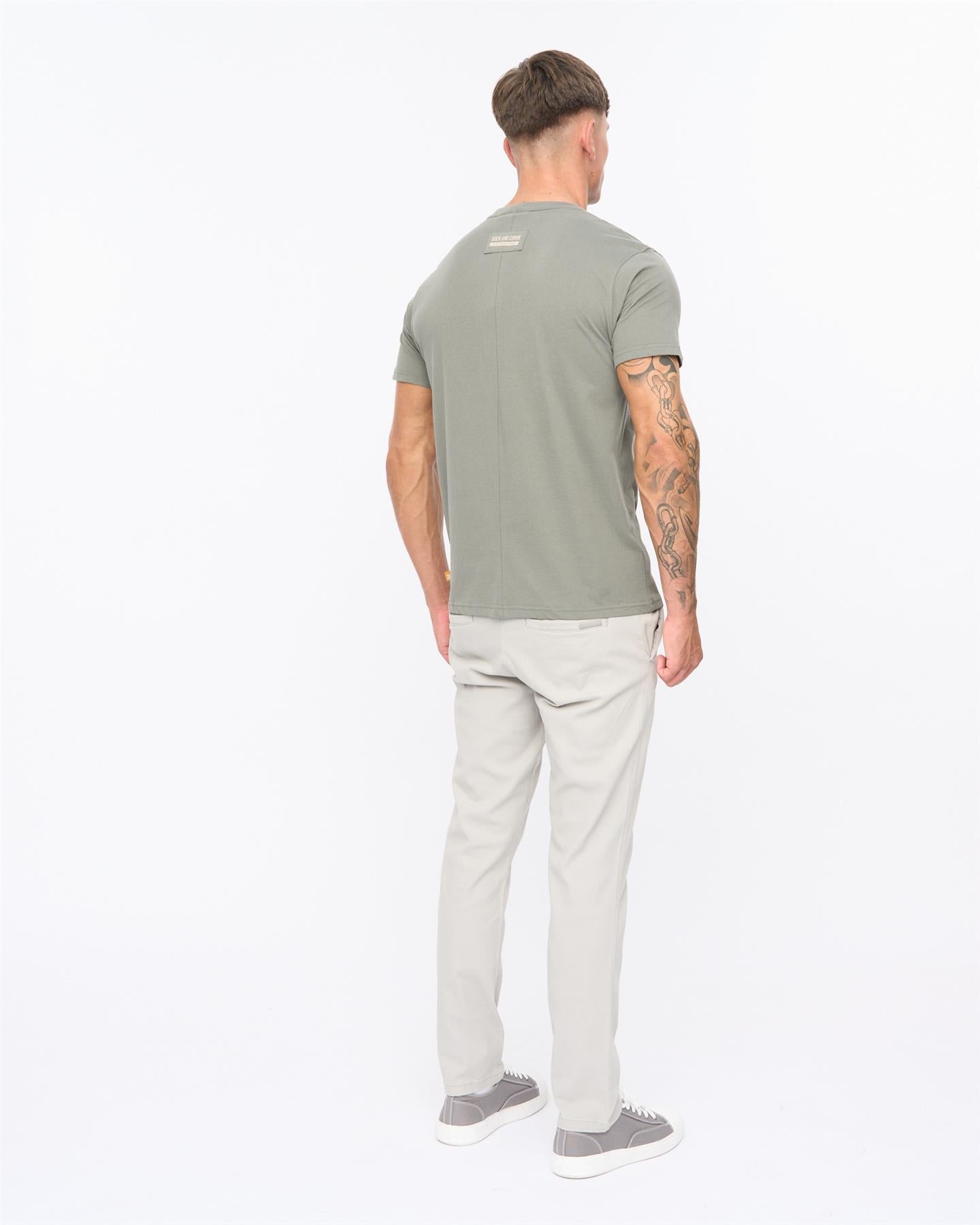 Mens Skullmatic T-Shirt Dark Olive