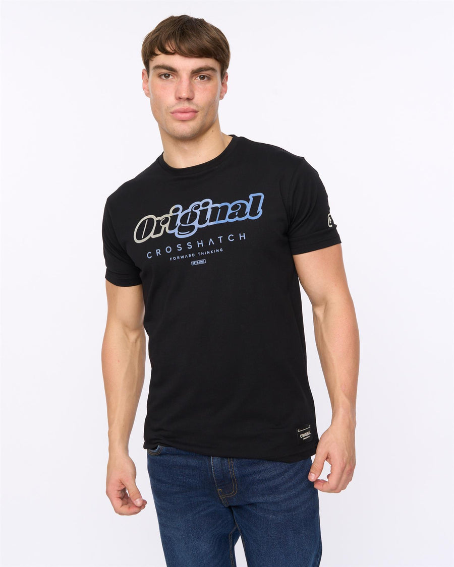 Mens Hybridge T-Shirt Black