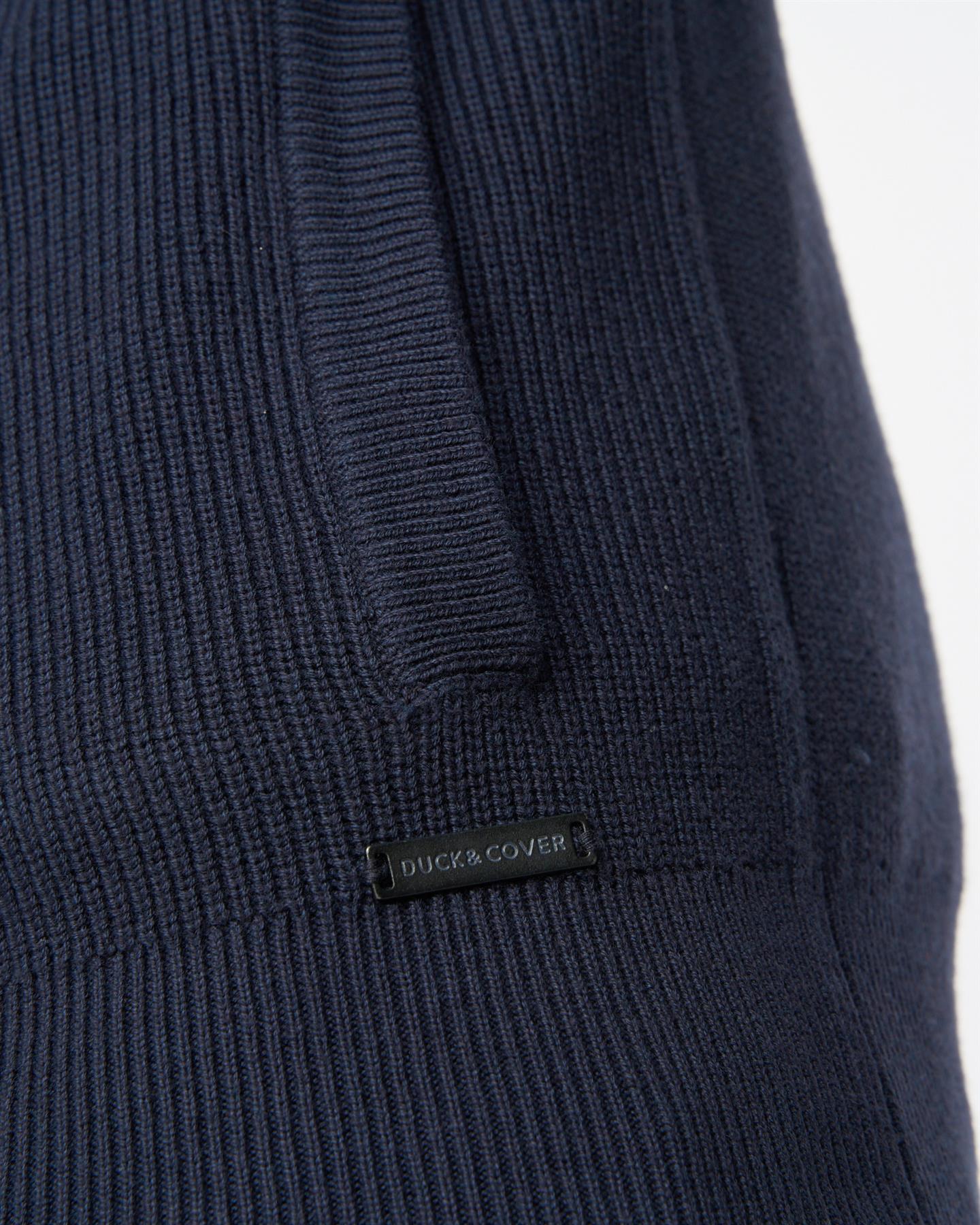 Mens Venosa Shawl Cardigan Navy