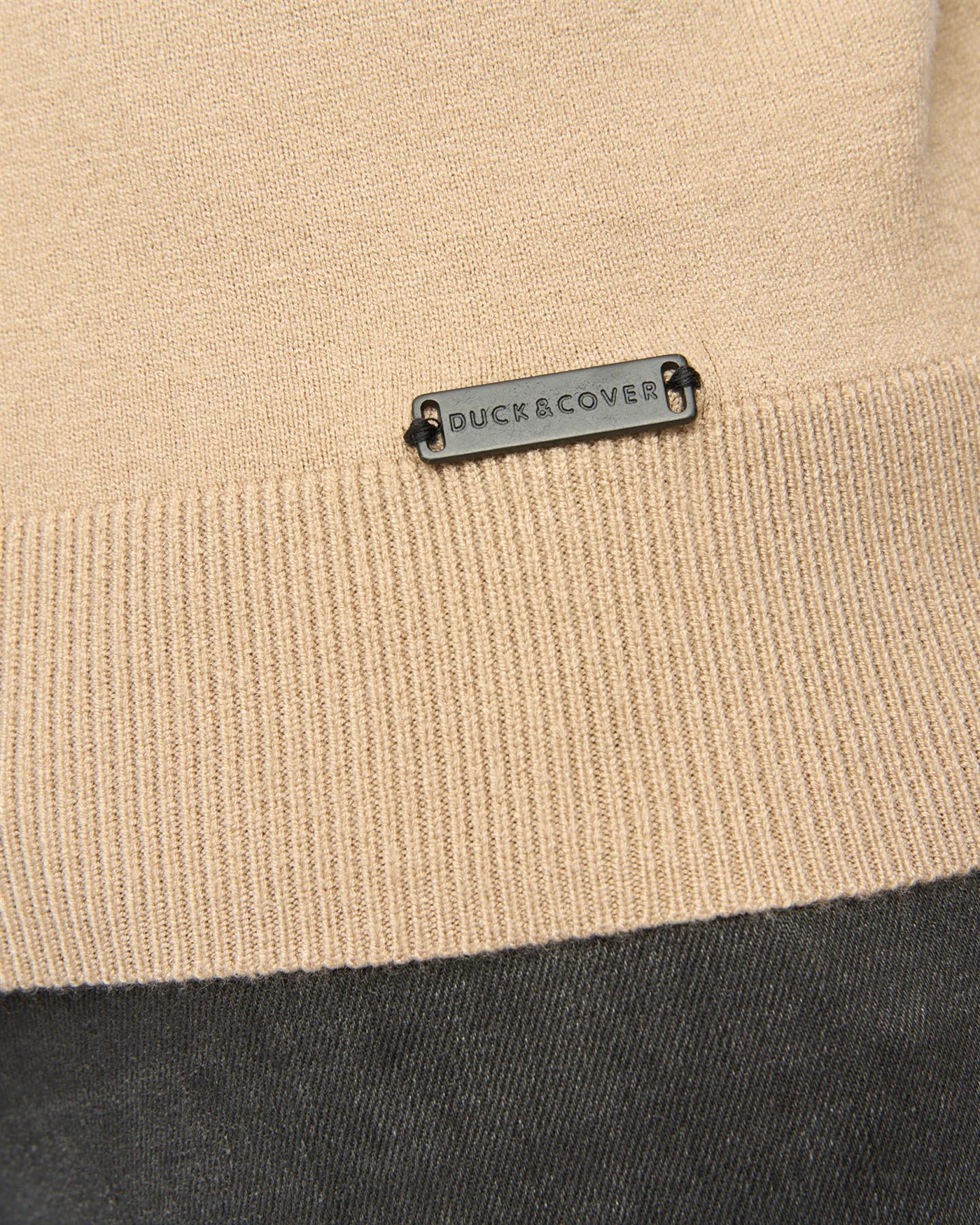 Mens Consenza Crew Knit Stone