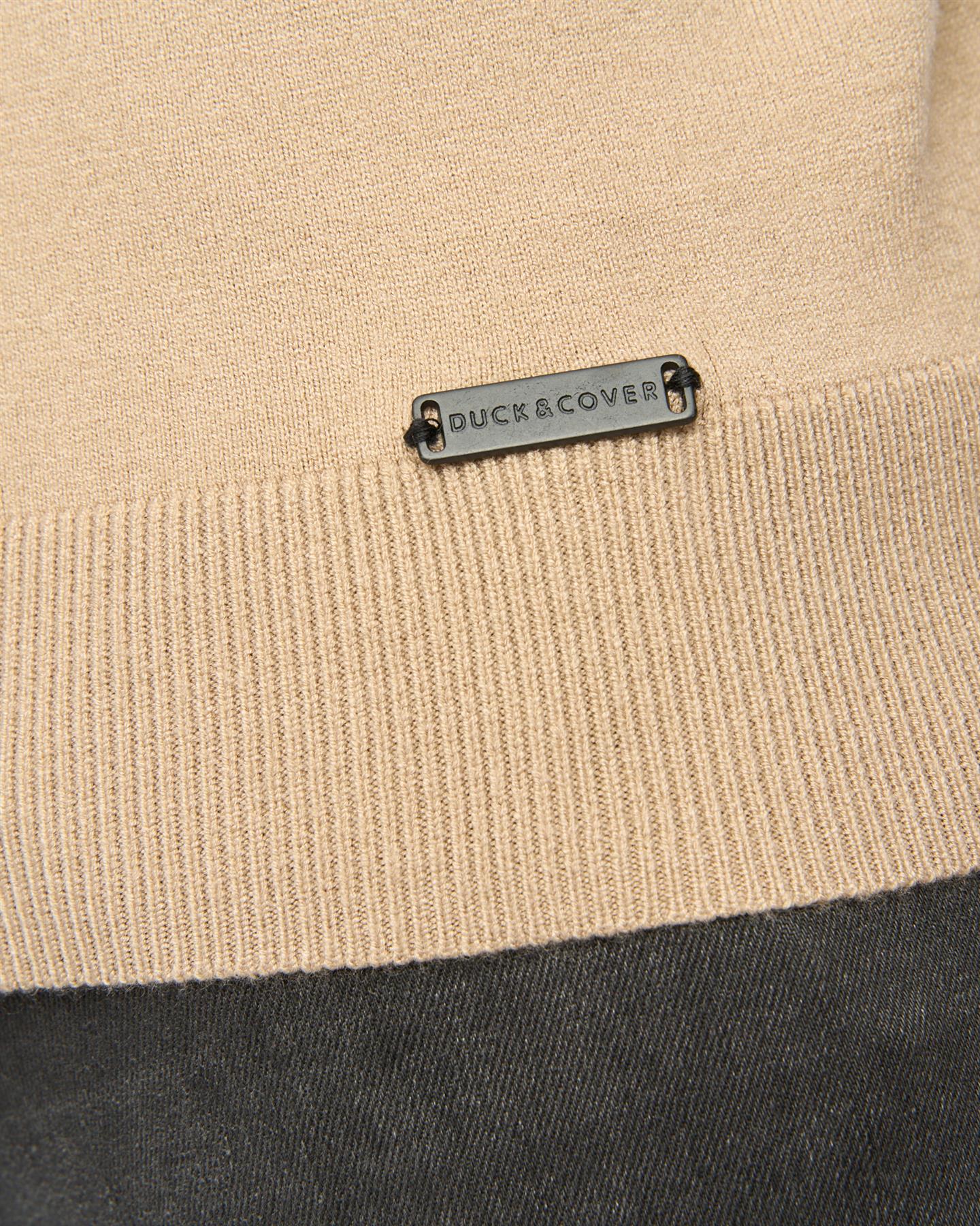 Mens Consenza Crew Knit Stone