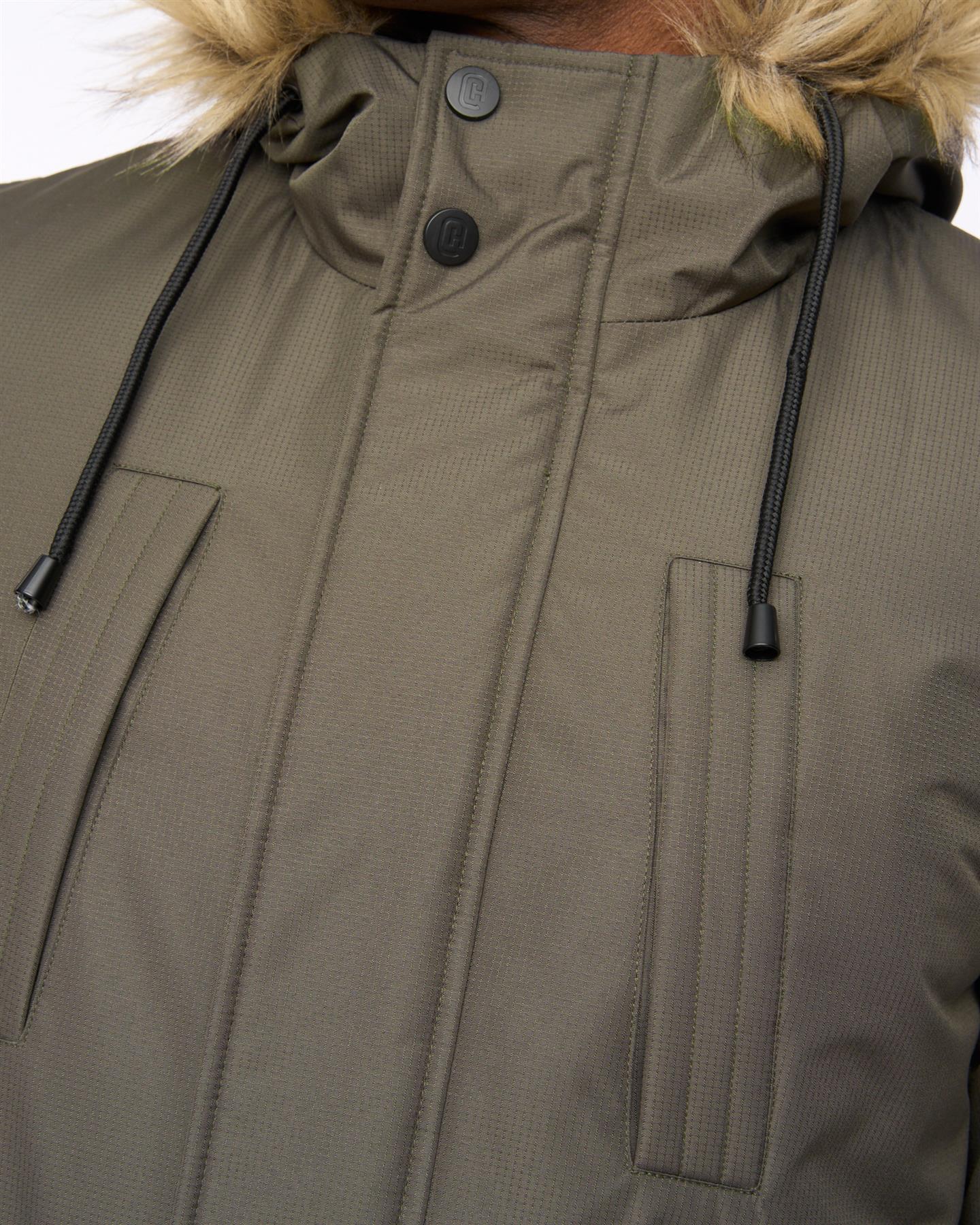 Mens Parkmoore Parka Dark Olive