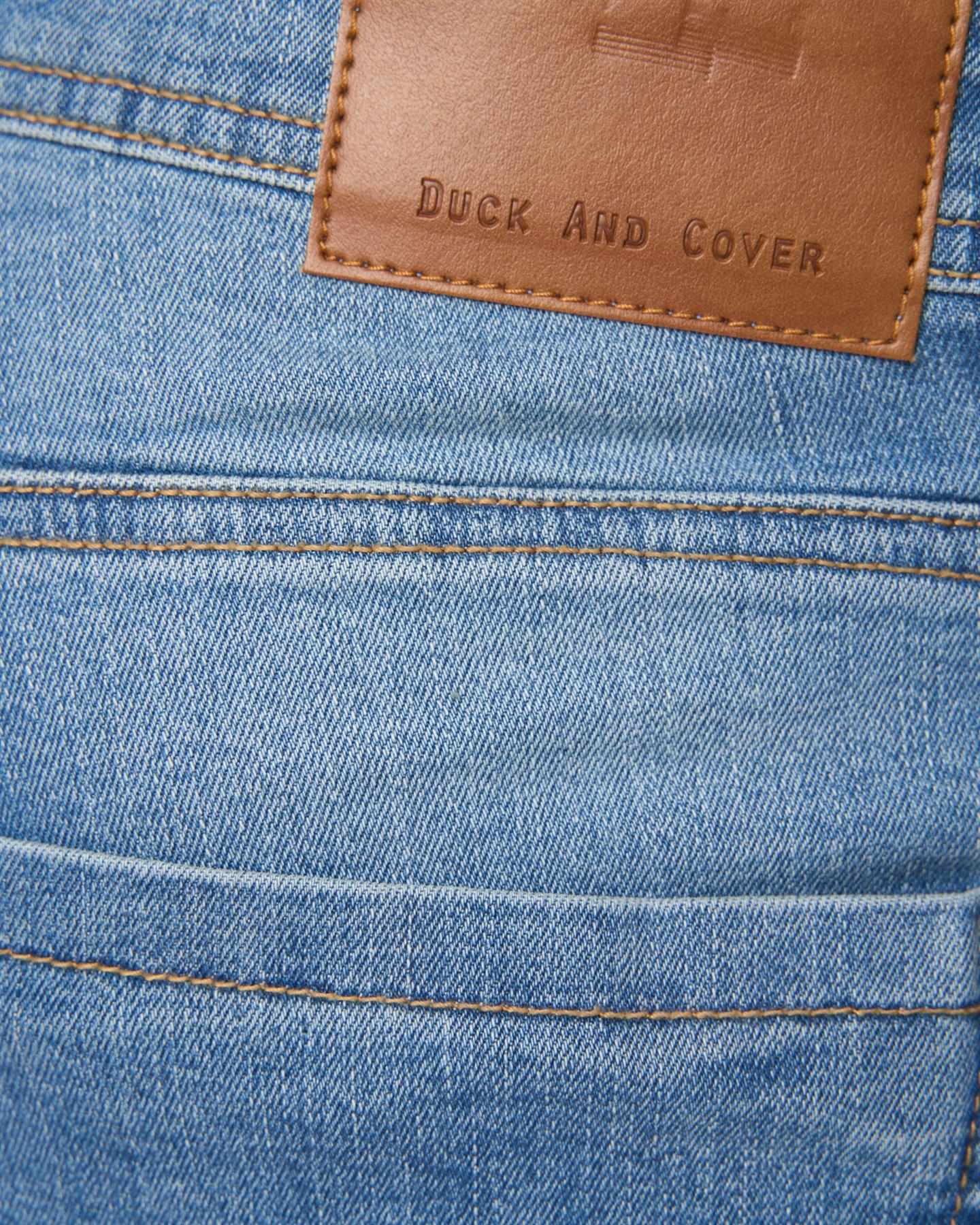 Mens Zeki Shorts Light Wash