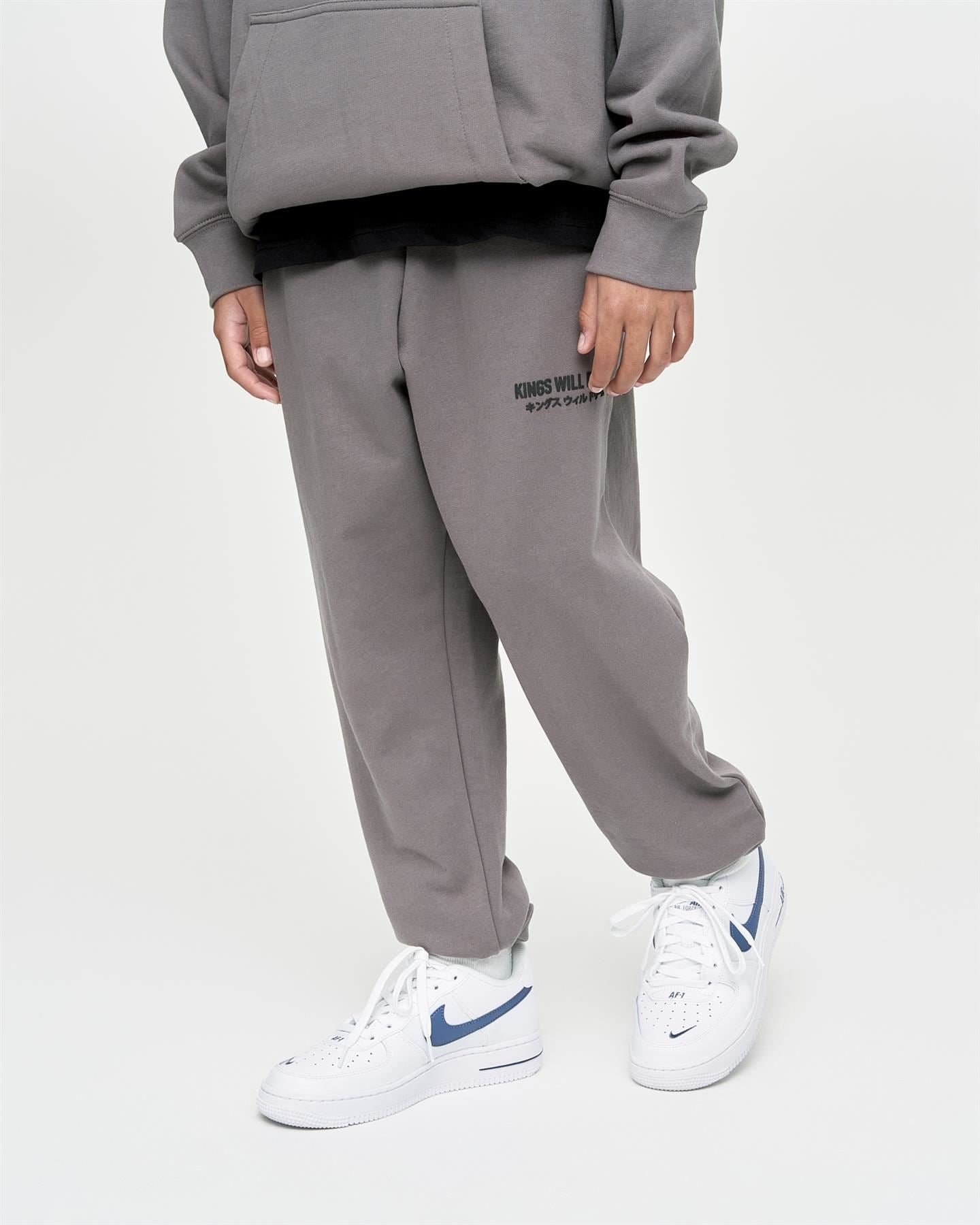 Kids Boys Studio King Joggers Grey