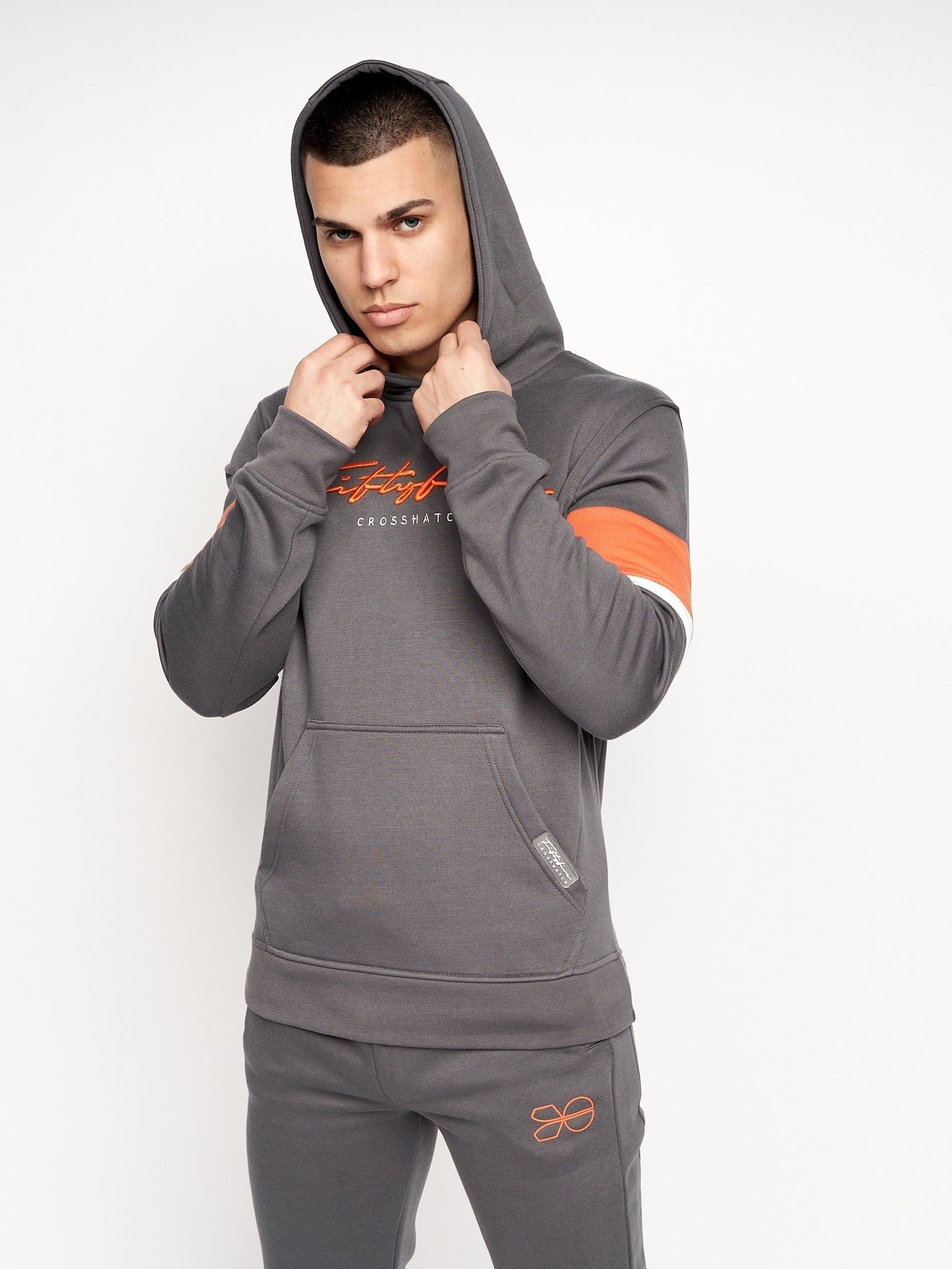 Mens Blastout Hoodie Dark Grey