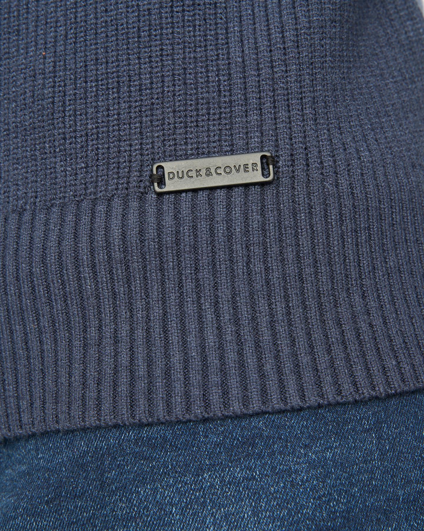 Mens Potenza 1/4 Zip Knit Navy