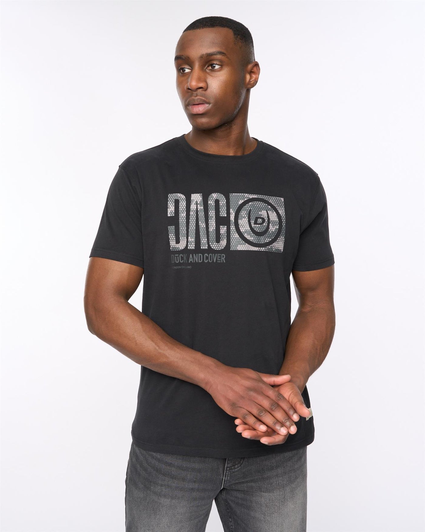 Mens Hexocamo T-Shirt Black