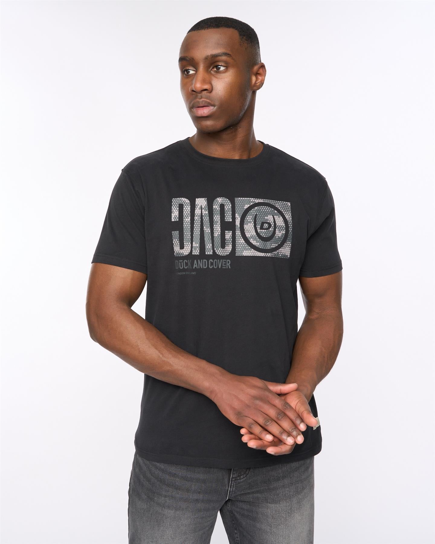 Mens Hexocamo T-Shirt Black