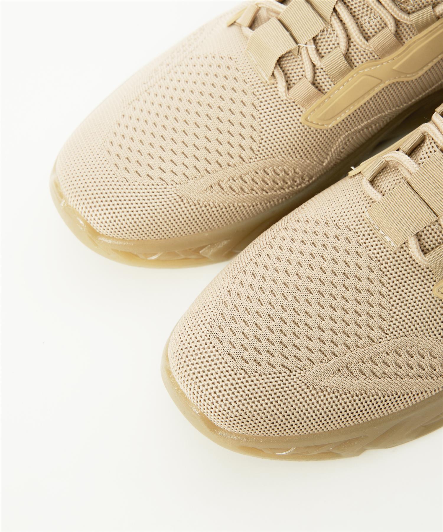 Mens Nantycaws Trainers Stone