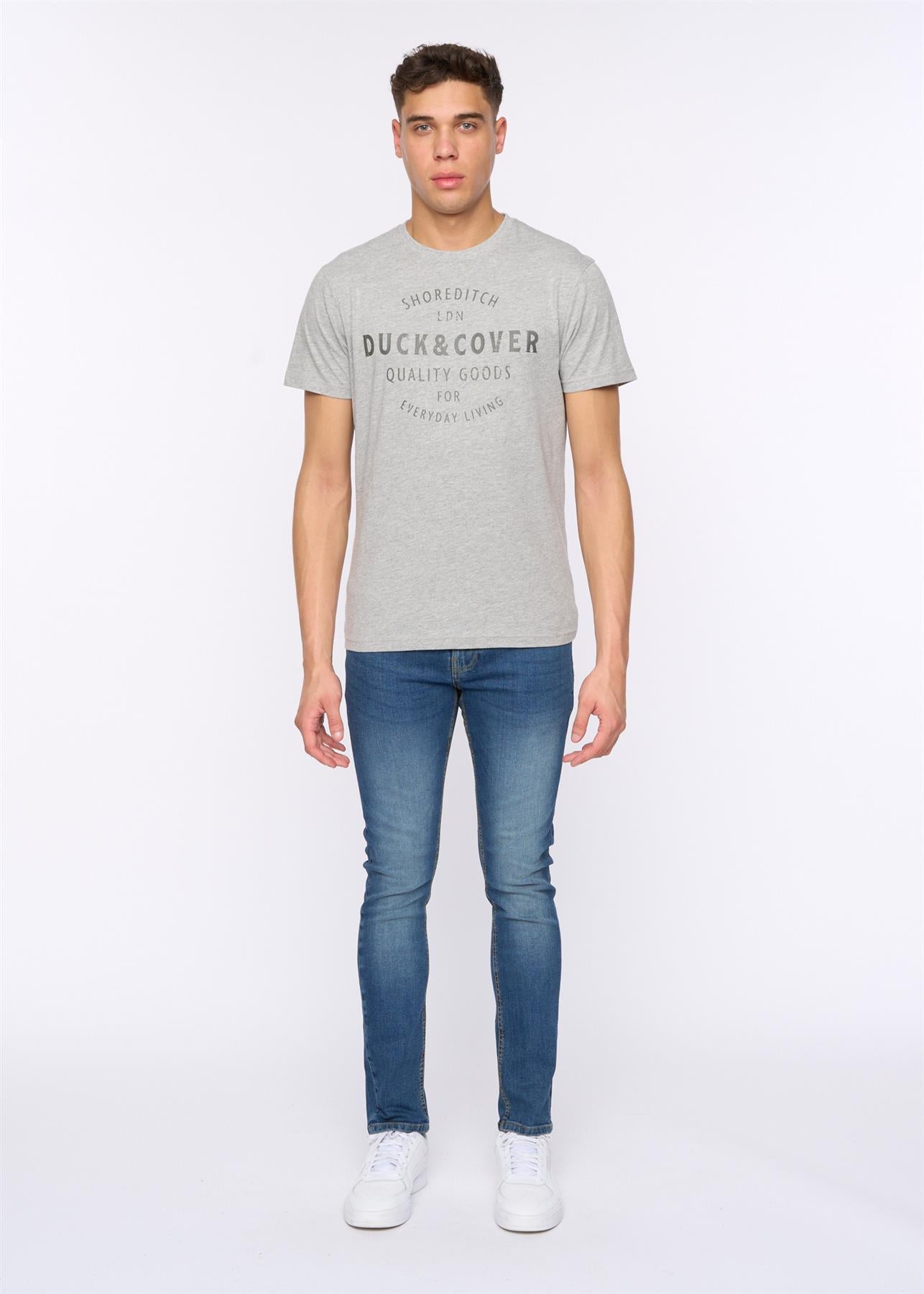 Mens Overburg Tapered Jeans Mid Wash
