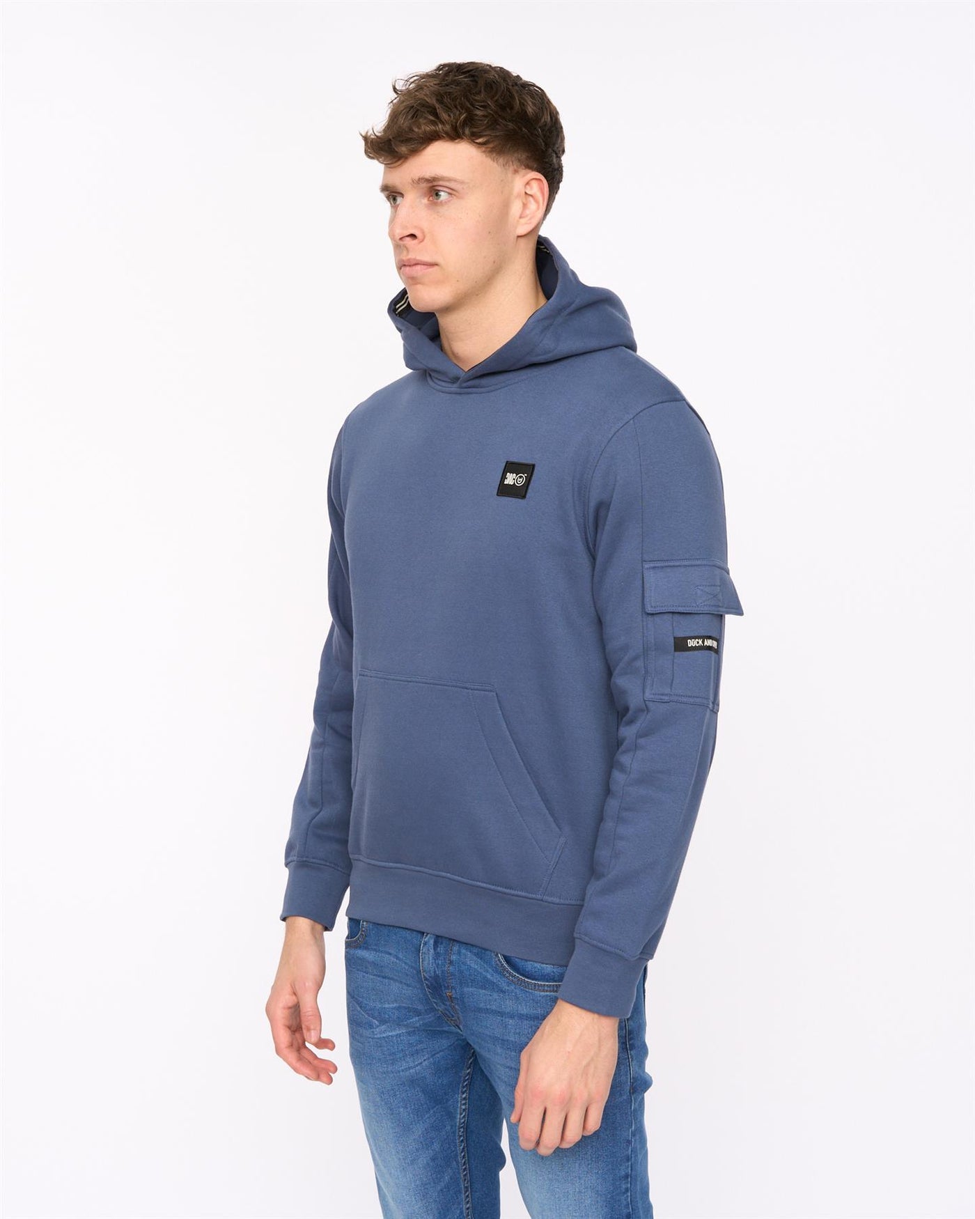 Mens Wrentham Hoodie Denim Blue