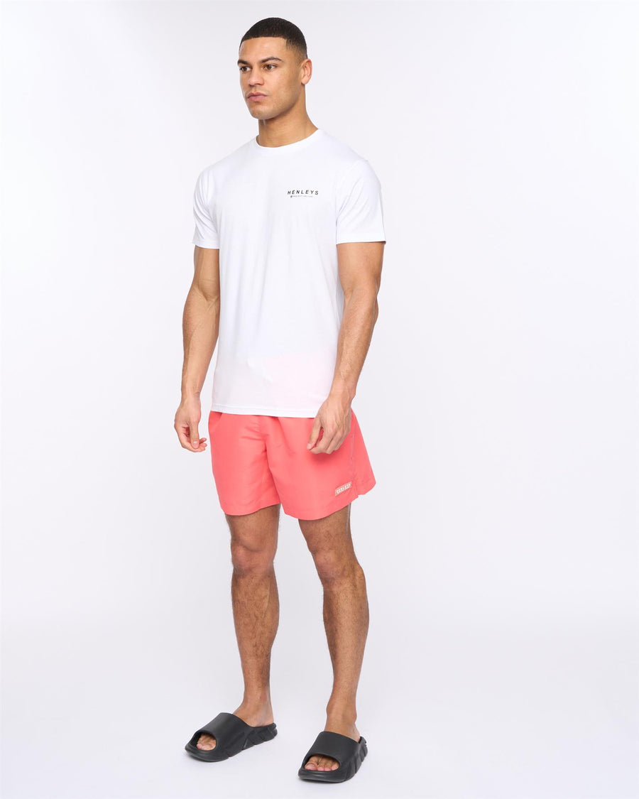 Mens Henycore Swim Shorts Coral