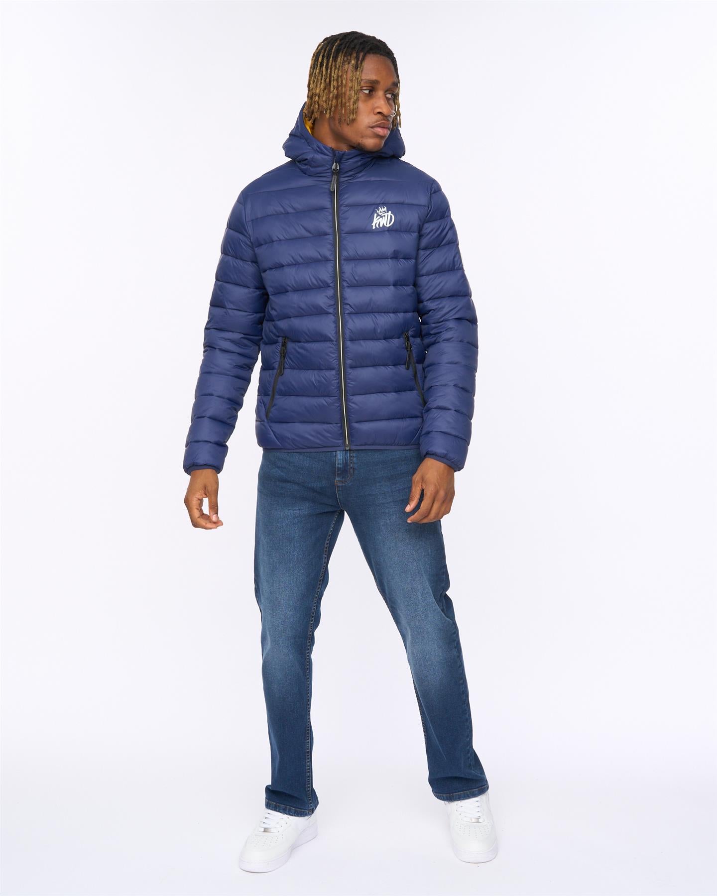 Mens Jackinson Puffer Jacket Navy