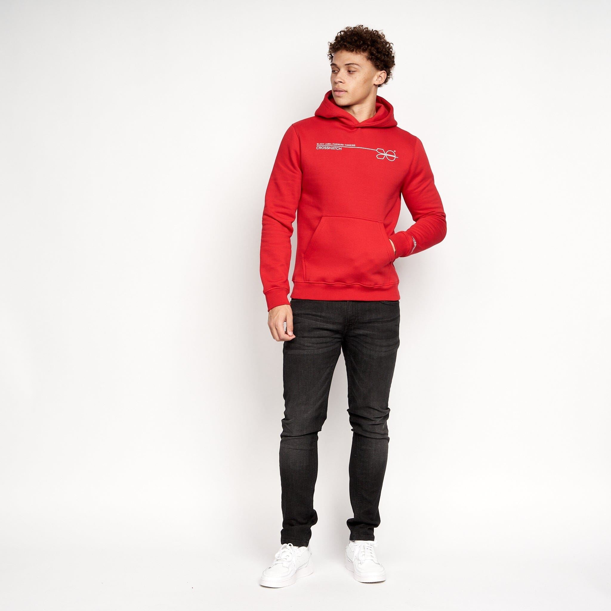 Mens Karver Hoodie 2pk Red/Black