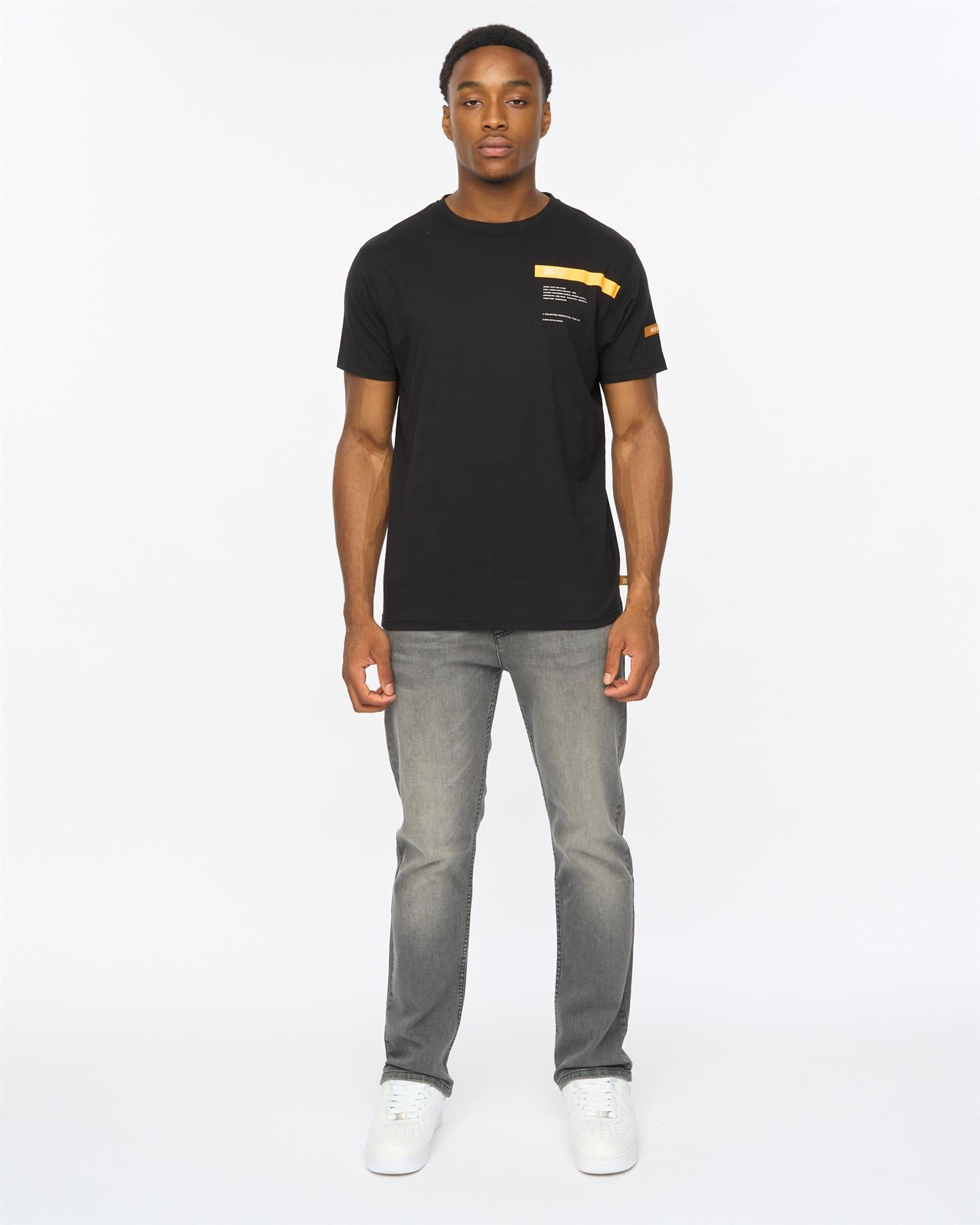 Mens Janstar Straight Leg Jeans Grey