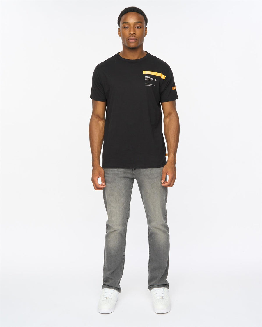 Mens Janstar Straight Leg Jeans Grey